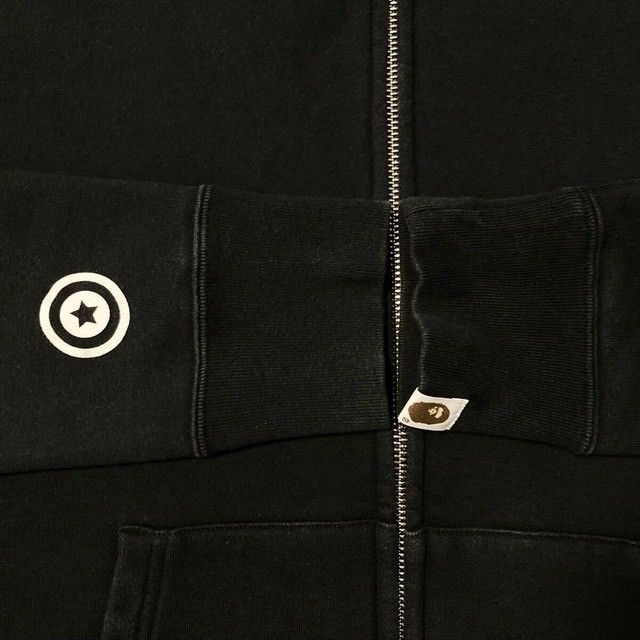 Bape BAPE WGM Shark Full Zip Hoodie Black a bathing ape Size US M / EU 48-50 / 2 - 7 Thumbnail