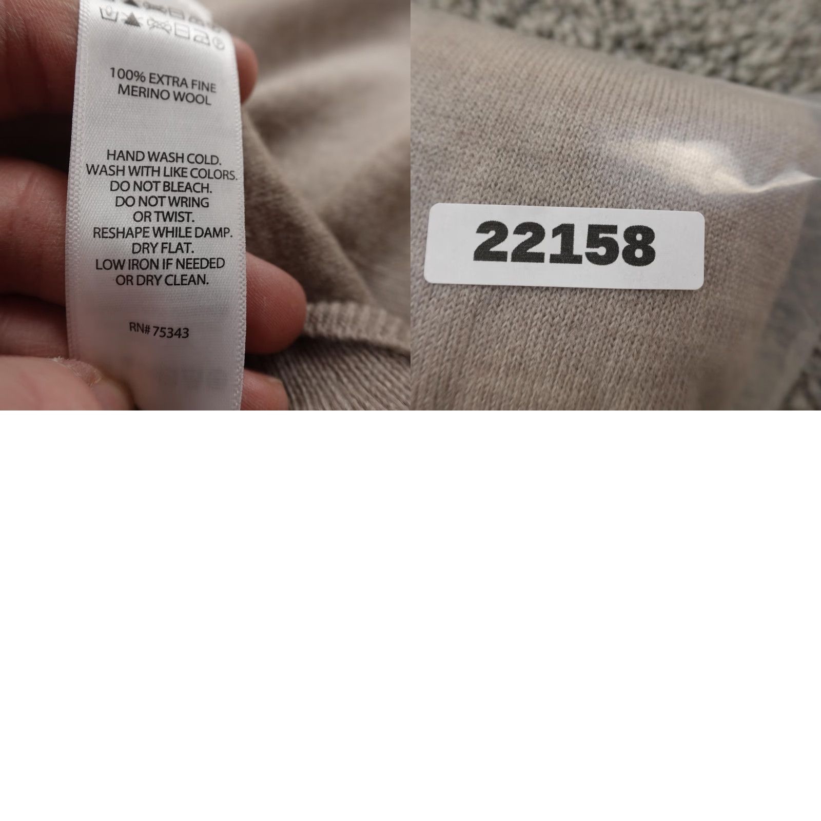 Christian Lacroix Christian Lacroix Sweater Mens L Beige Merino Wool 1/4 Zip Mock Neck Knit Pullover Long Sleeve Regular Fit Knitwear Casual Business Size US L / EU 52-54 / 3 - 8 Thumbnail