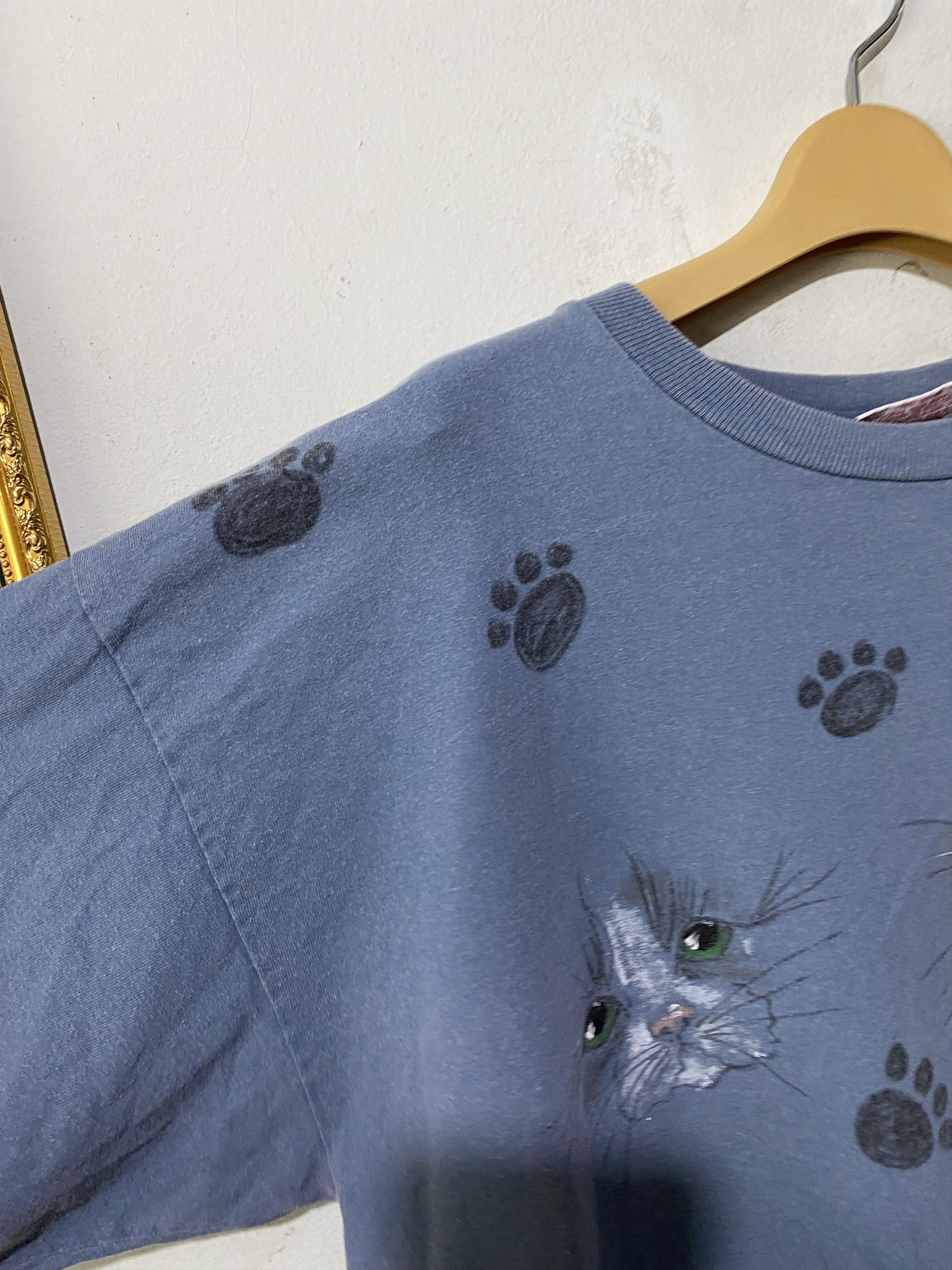 Vintage Vintage Cat Shirt Size US XL / EU 56 / 4 - 4 Thumbnail