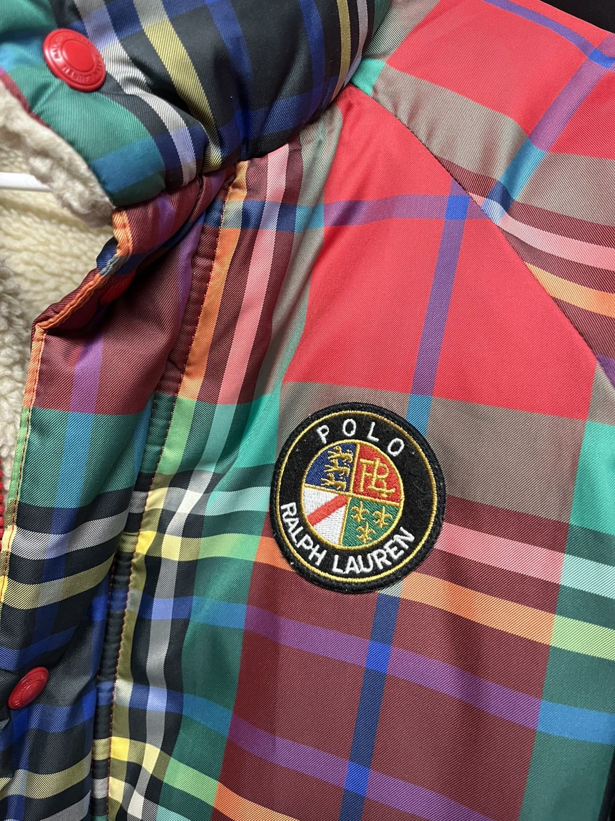 Polo Ralph Lauren polo ralph lauren reversible plaid shearling puffer jacket Size US S / EU 44-46 / 1 - 3 Thumbnail