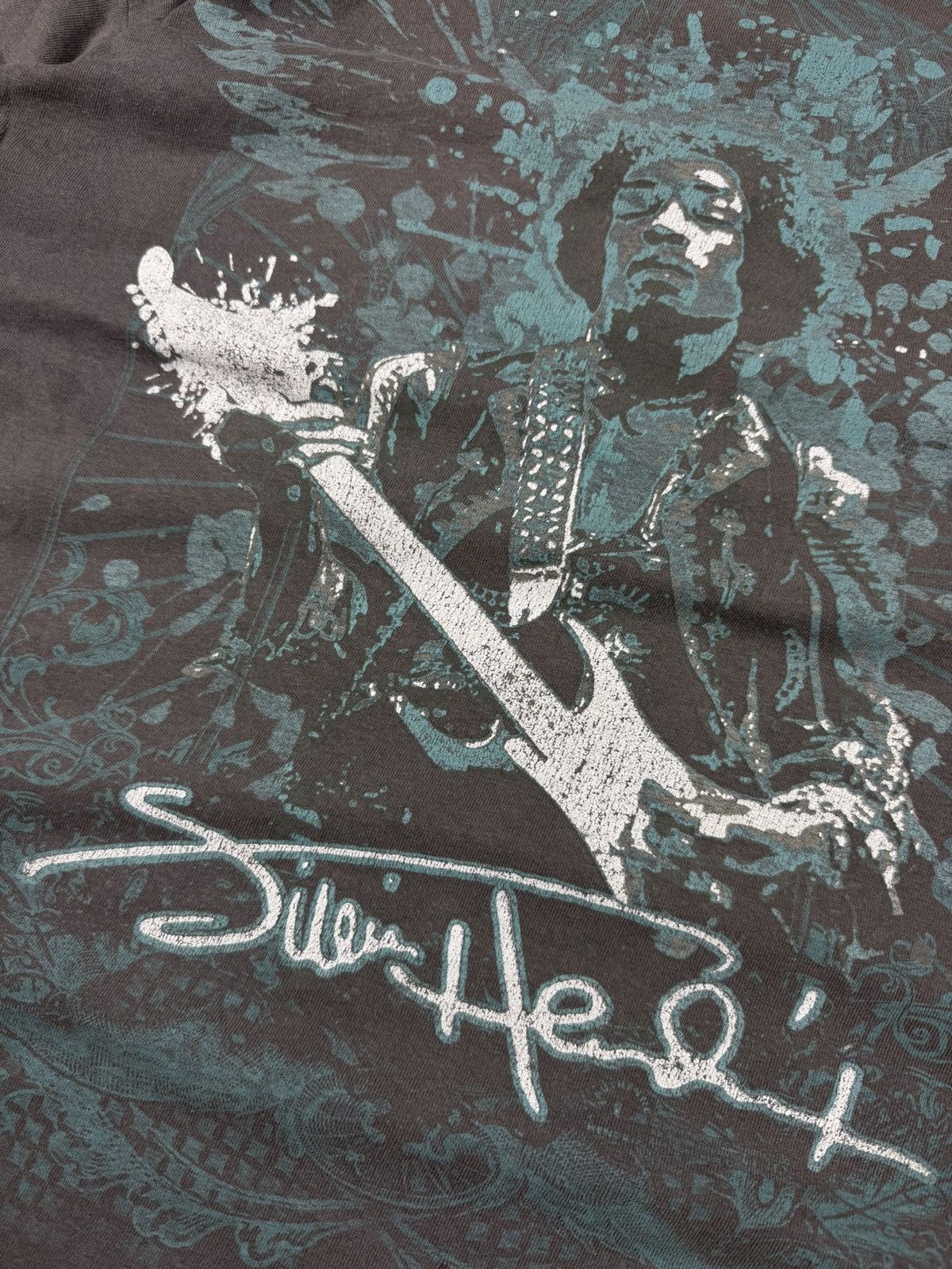 Jimi Hendrix Crazy vintage 2000s Jimi Hendrix faded washed gralhic tee Size US L / EU 52-54 / 3 - 6 Thumbnail