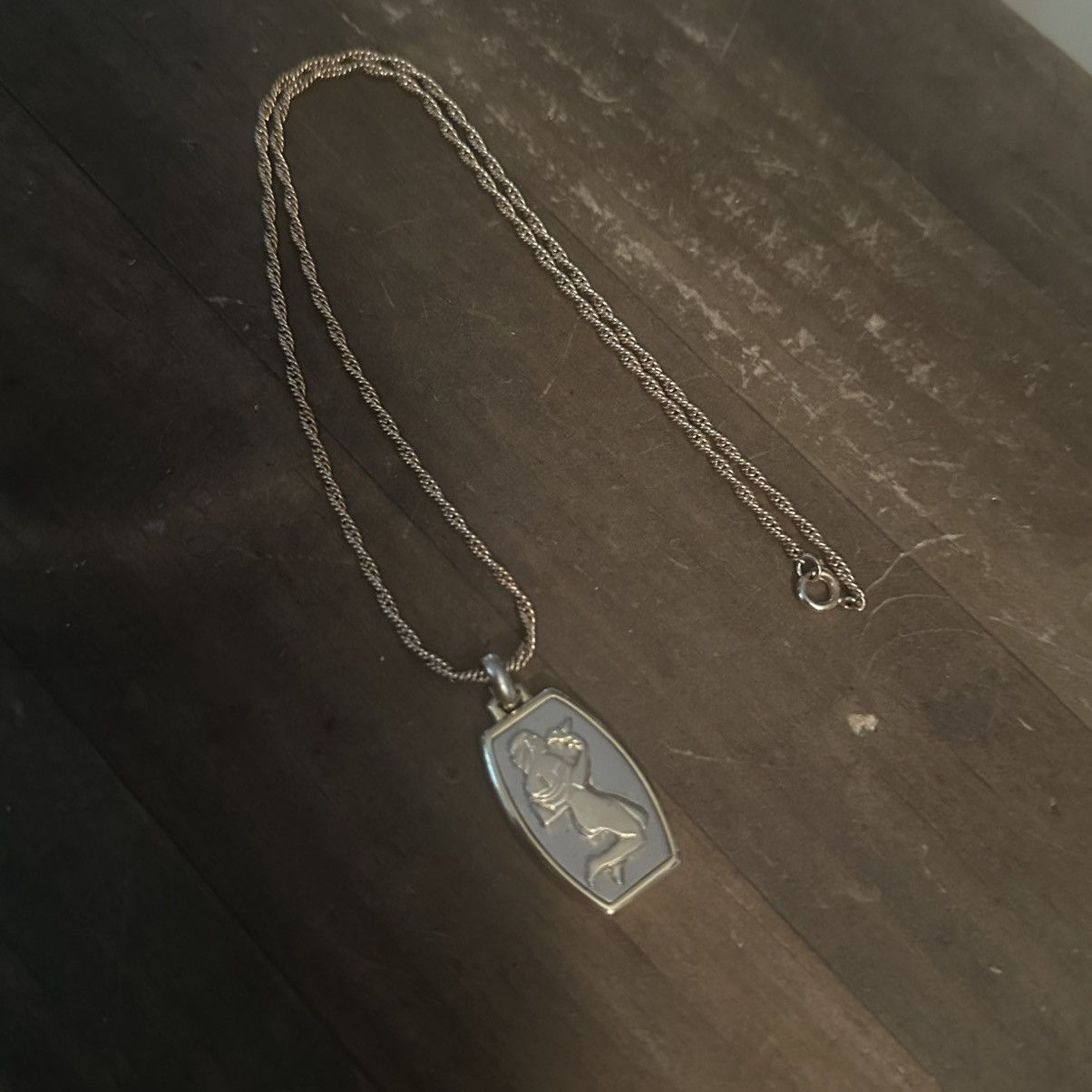 Vintage Vintage gold tone Virgo pendant necklace Size ONE SIZE - 2 Thumbnail