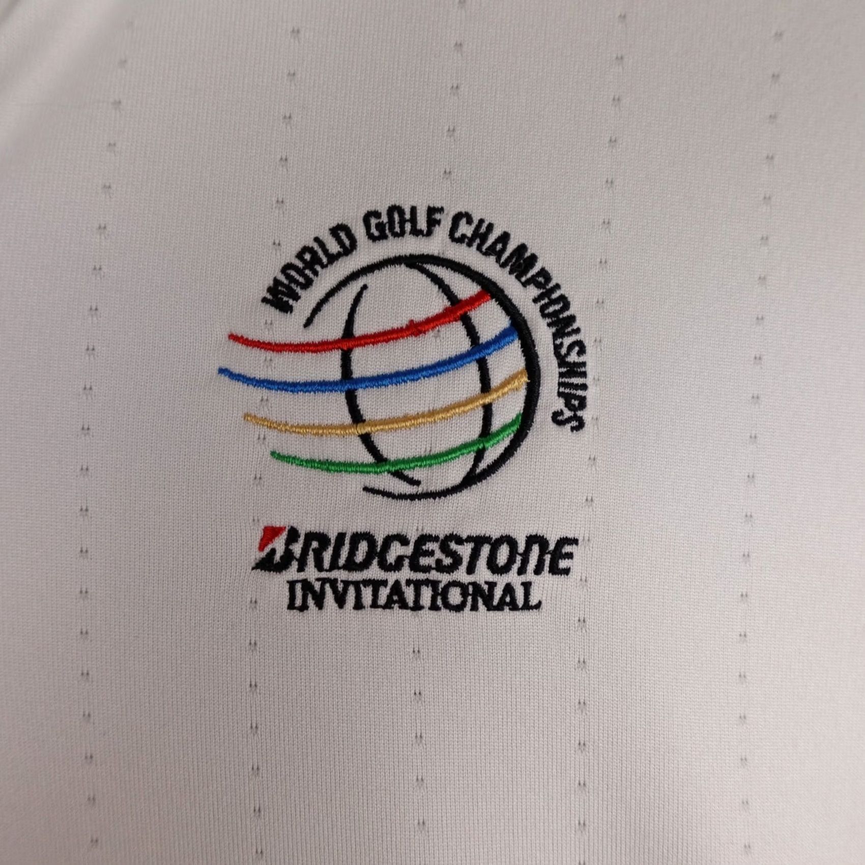 Oakley Oakley Shirt Mens L White Polo Zip World Golf Championship Bridgestone Size US L / EU 52-54 / 3 - 3 Thumbnail