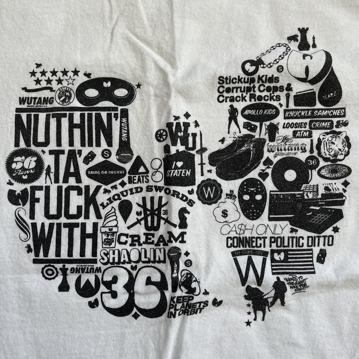 Wu-Tang Clan 🔴Wu-Tang Shirt Size Small WuTang Rza ODB Method Man Size US S / EU 44-46 / 1 - 6 Thumbnail