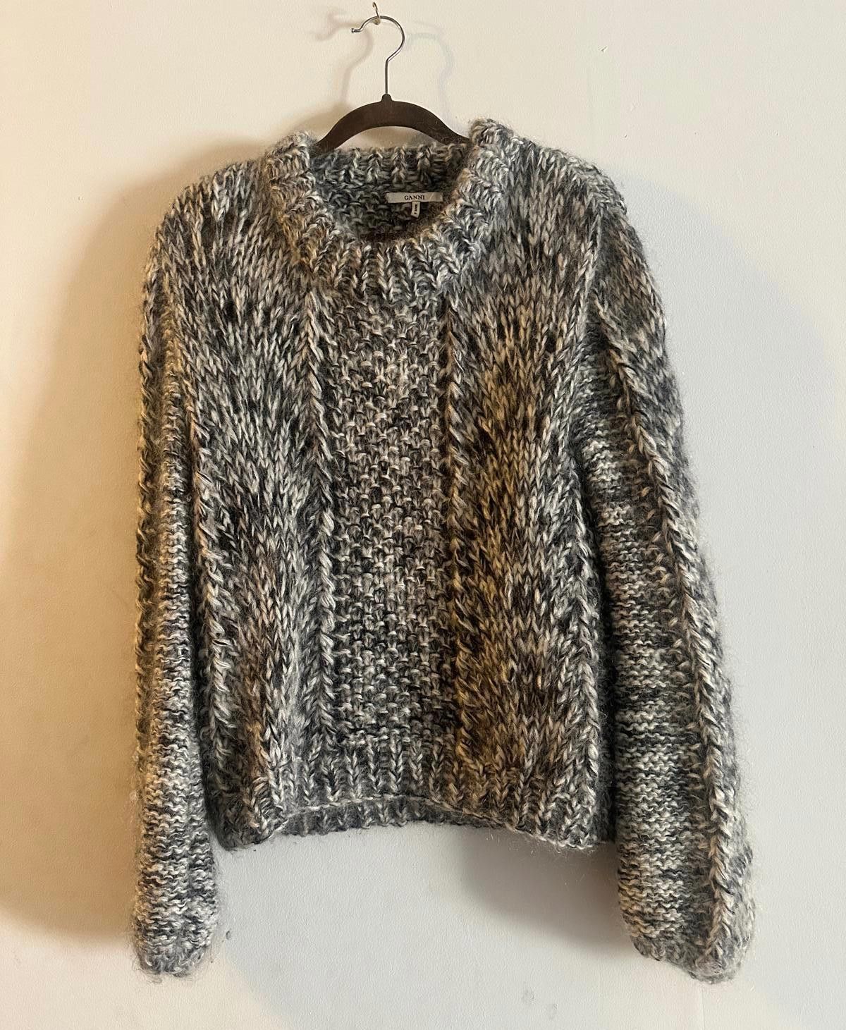 Gianni Valentino GANNI mohair knit sweater Size L / US 10 / IT 46 - 1 Thumbnail