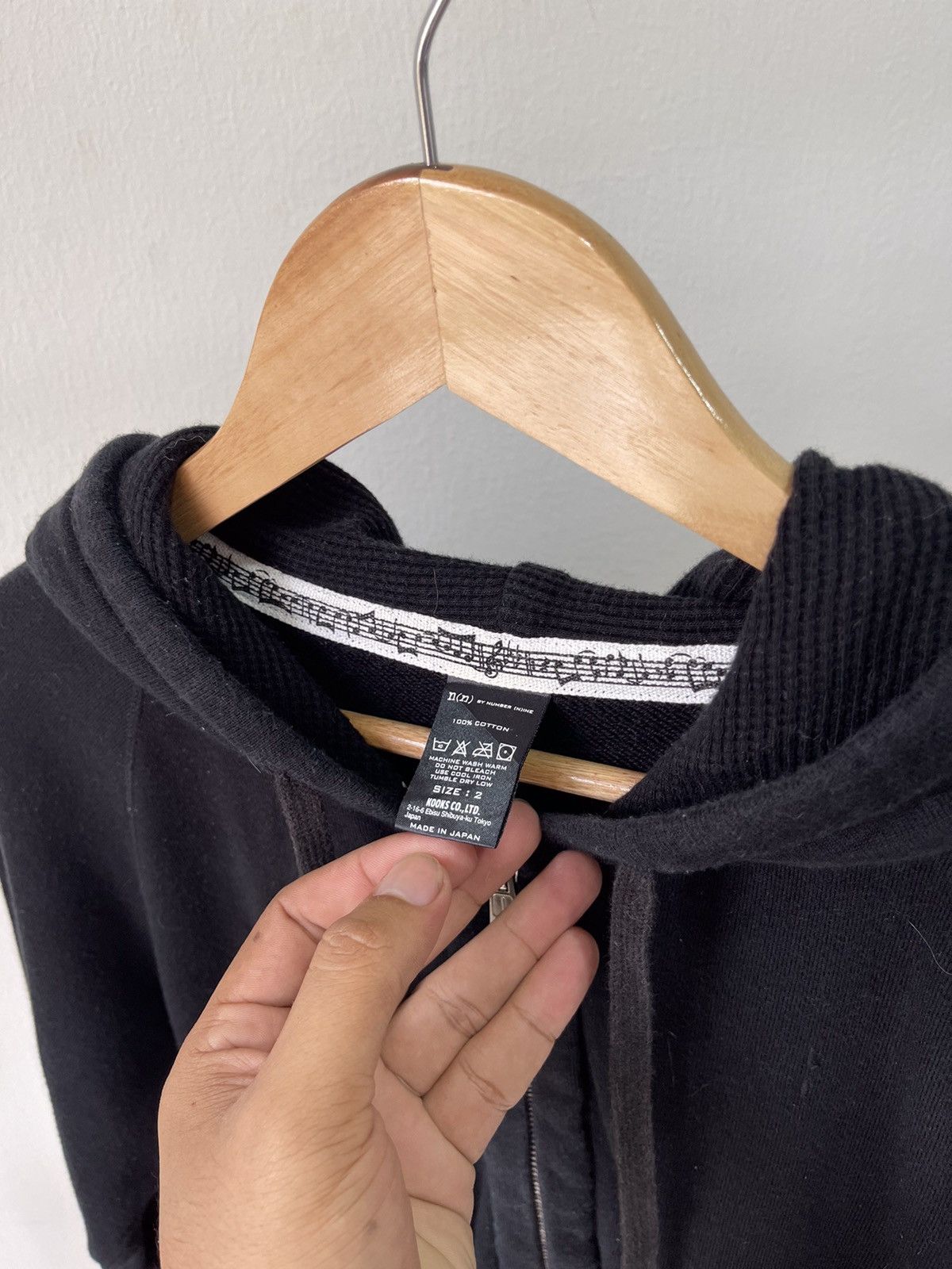 Number (N)ine SS05 Number(N)ine ‘NightCrawler’ zipper Hoodie Size US M / EU 48-50 / 2 - 12 Thumbnail