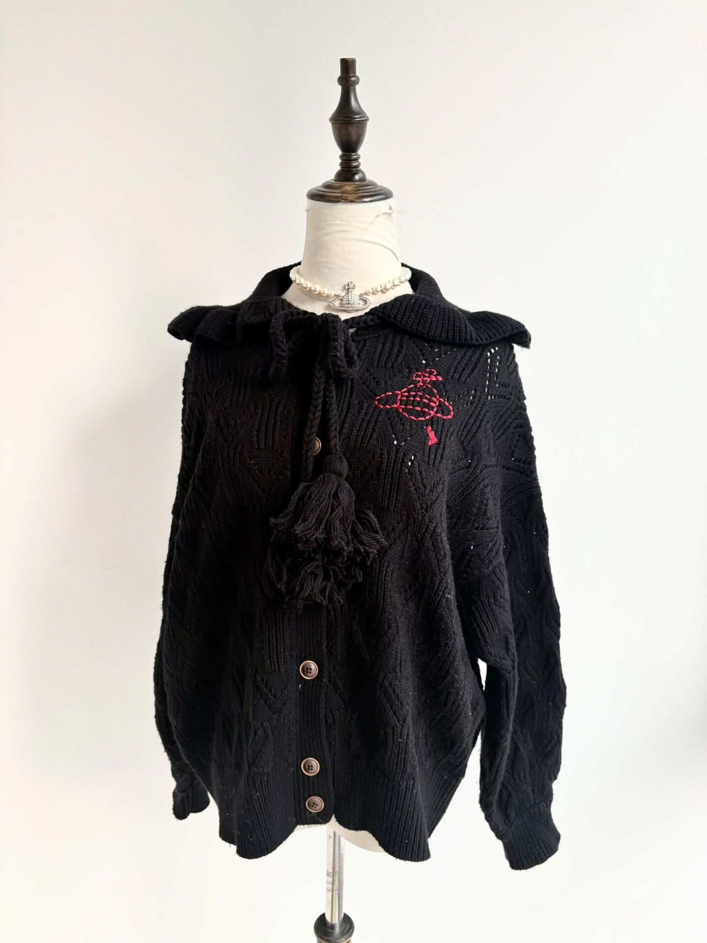 Vivienne Westwood Vivienne Westwood Knit Sweater with Ruffles Size M / US 6-8 / IT 42-44 - 1 Thumbnail