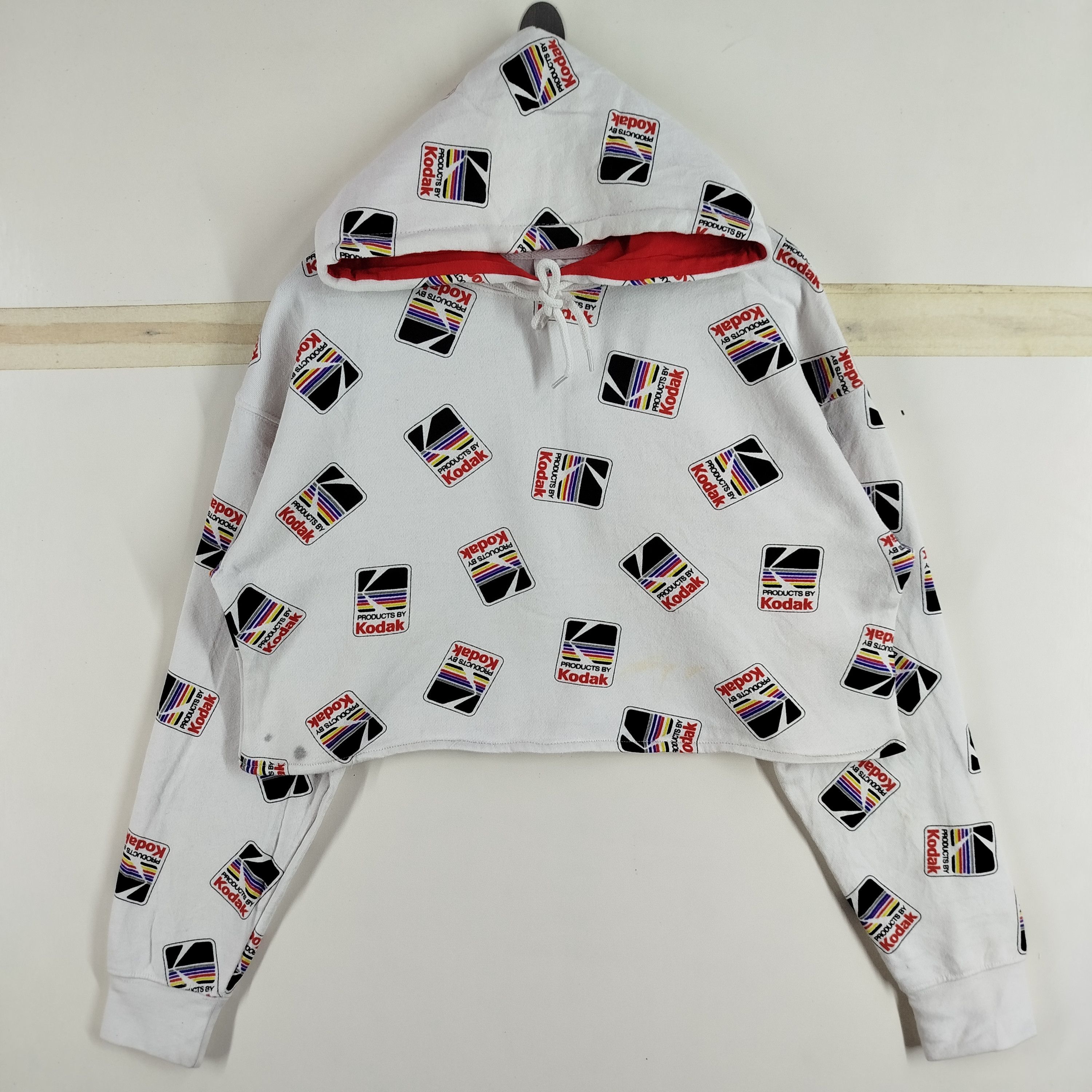Kodak Kodak Fullprint Hoodie Crop Top Boxy Size M / US 6-8 / IT 42-44 - 1 Thumbnail