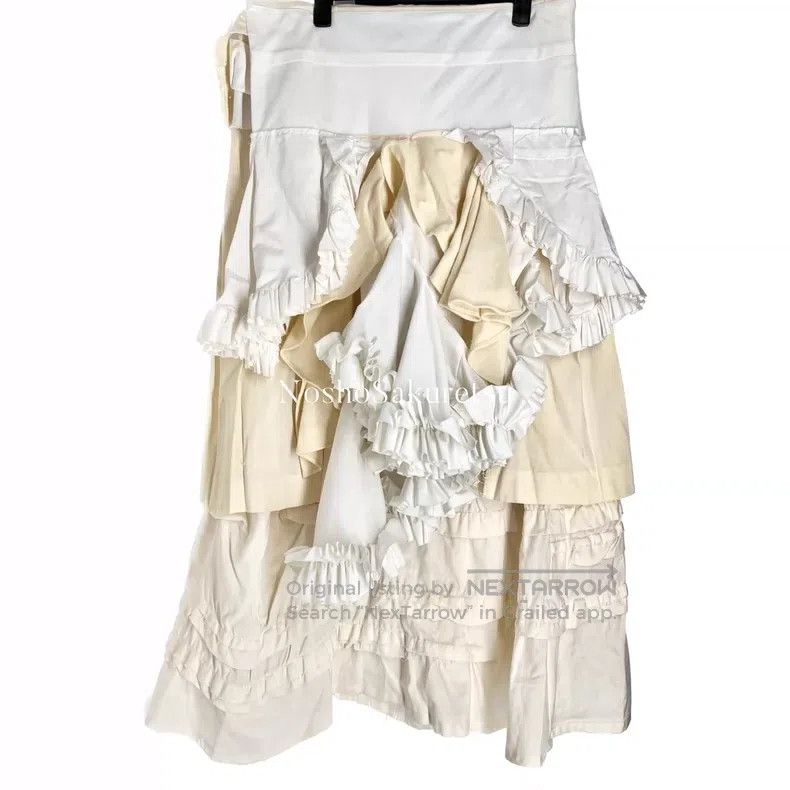 Comme des Garcons Comme Des Garcons size M Ruffle Assembled Skirt Size 23" - 6 Thumbnail