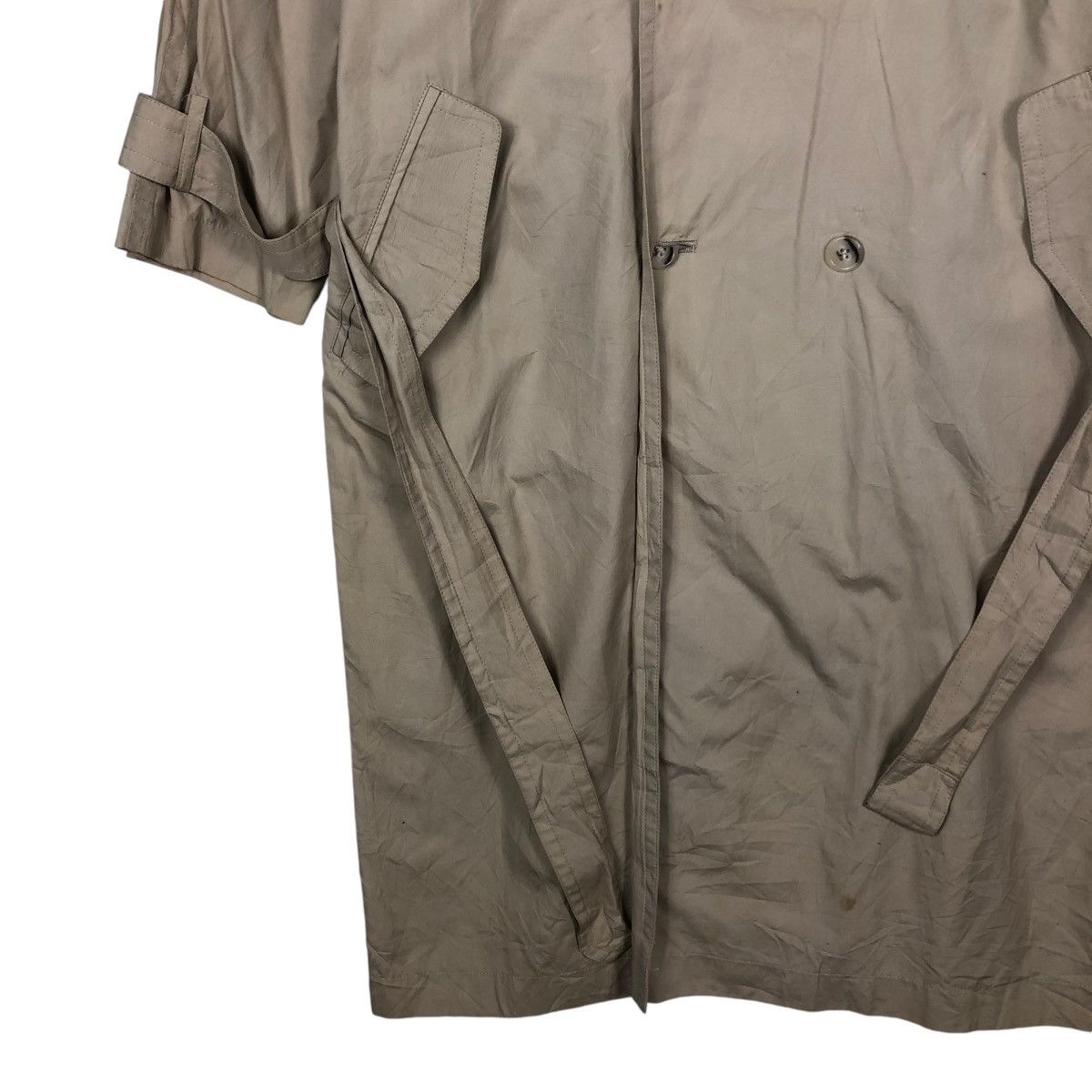 Japanese Brand 🔥VINTAGE TRENCH COATS DOUBLE BREAST QUARTER FLASH 4042331 Size US M / EU 48-50 / 2 - 7 Thumbnail