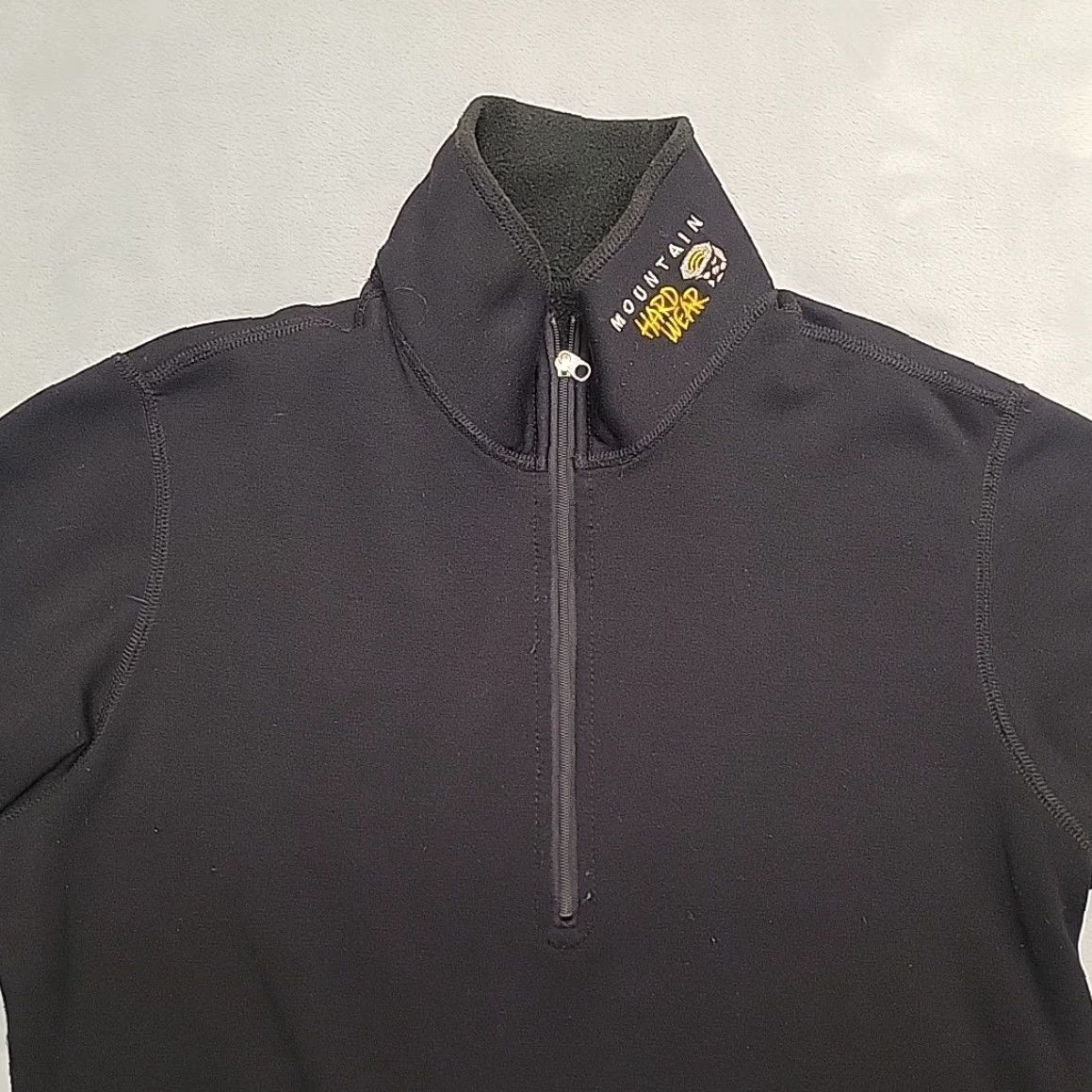 Mountain Hardwear VINTAGE Mountain Hardwear Jacket Womens Small Black 1/2 Zip Pullover Outdoor Fleece Gorp Size S / US 4 / IT 40 - 2 Thumbnail