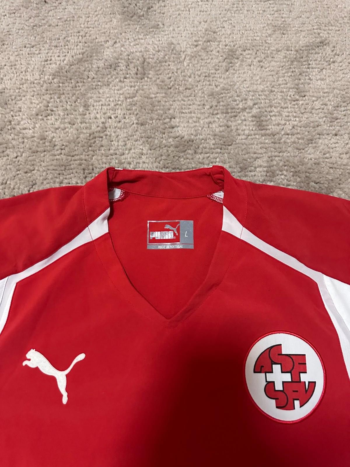 Puma Switzerland football shirt 2004/2006 Jersey Suisse Soccer L Size US L / EU 52-54 / 3 - 3 Thumbnail