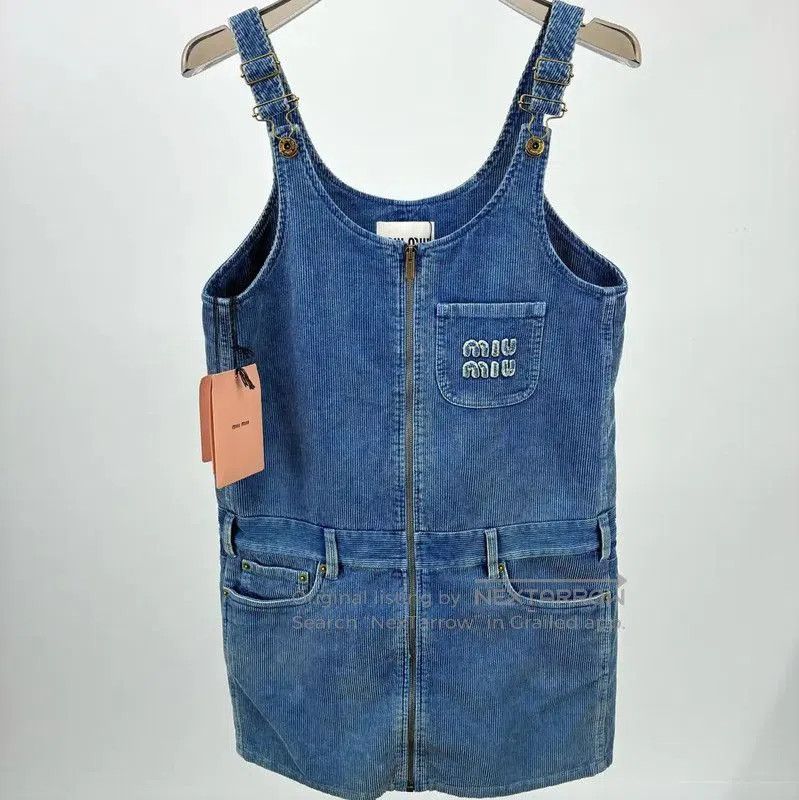 Miu Miu Blue Denim Dress for Women .