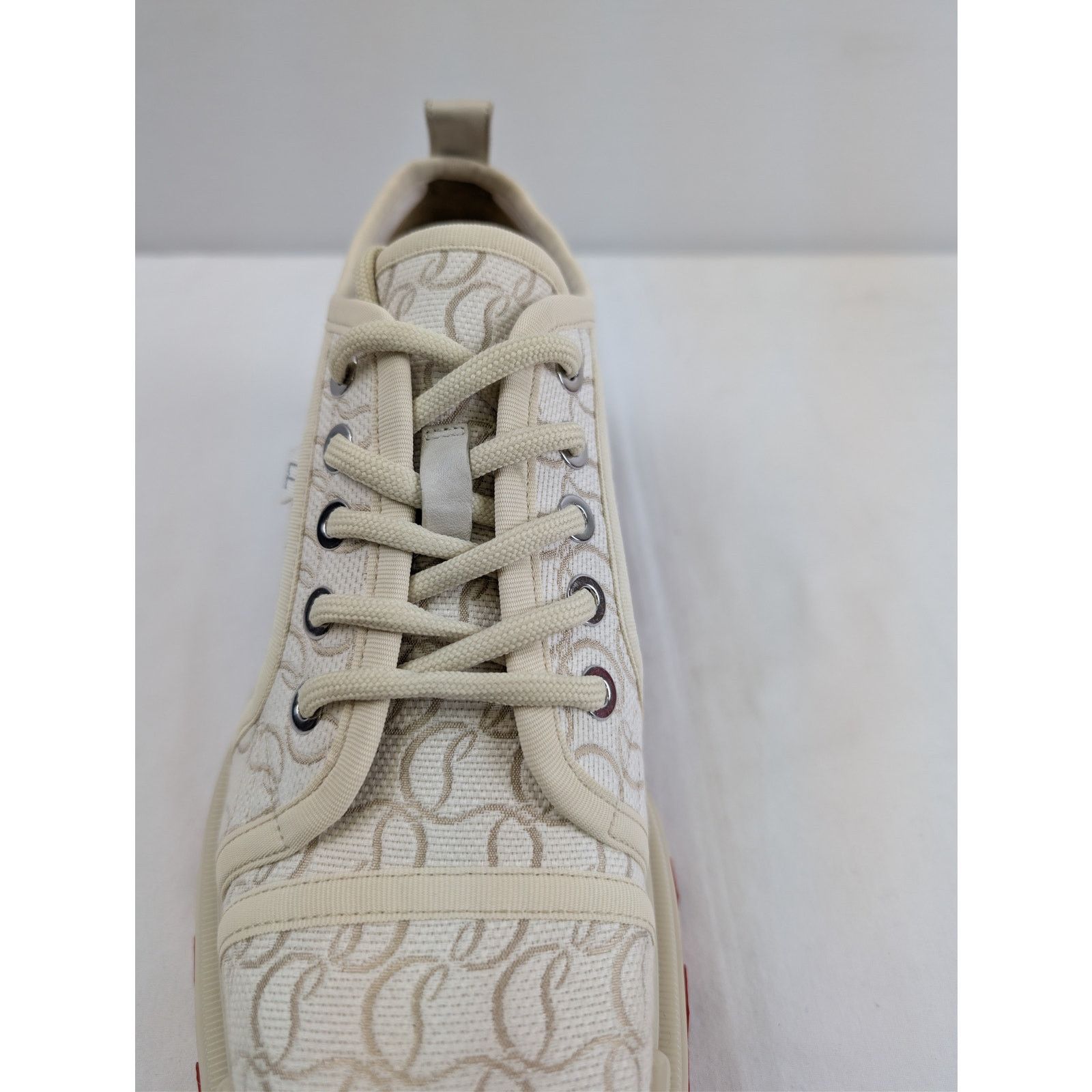 Christian Louboutin o1rshd1 Panamic Dune jacquard-logo Derby shoe Boots natural Size US 11 / EU 44 - 15 Thumbnail