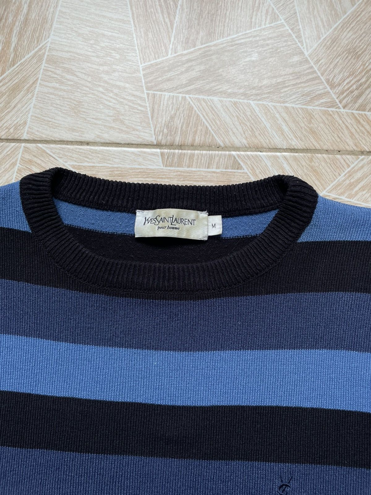 Vintage × Yves Saint Laurent Italy Vintage 90s Yves Saint Laurent YSL Embroidered Logo M Size US M / EU 48-50 / 2 - 5 Thumbnail