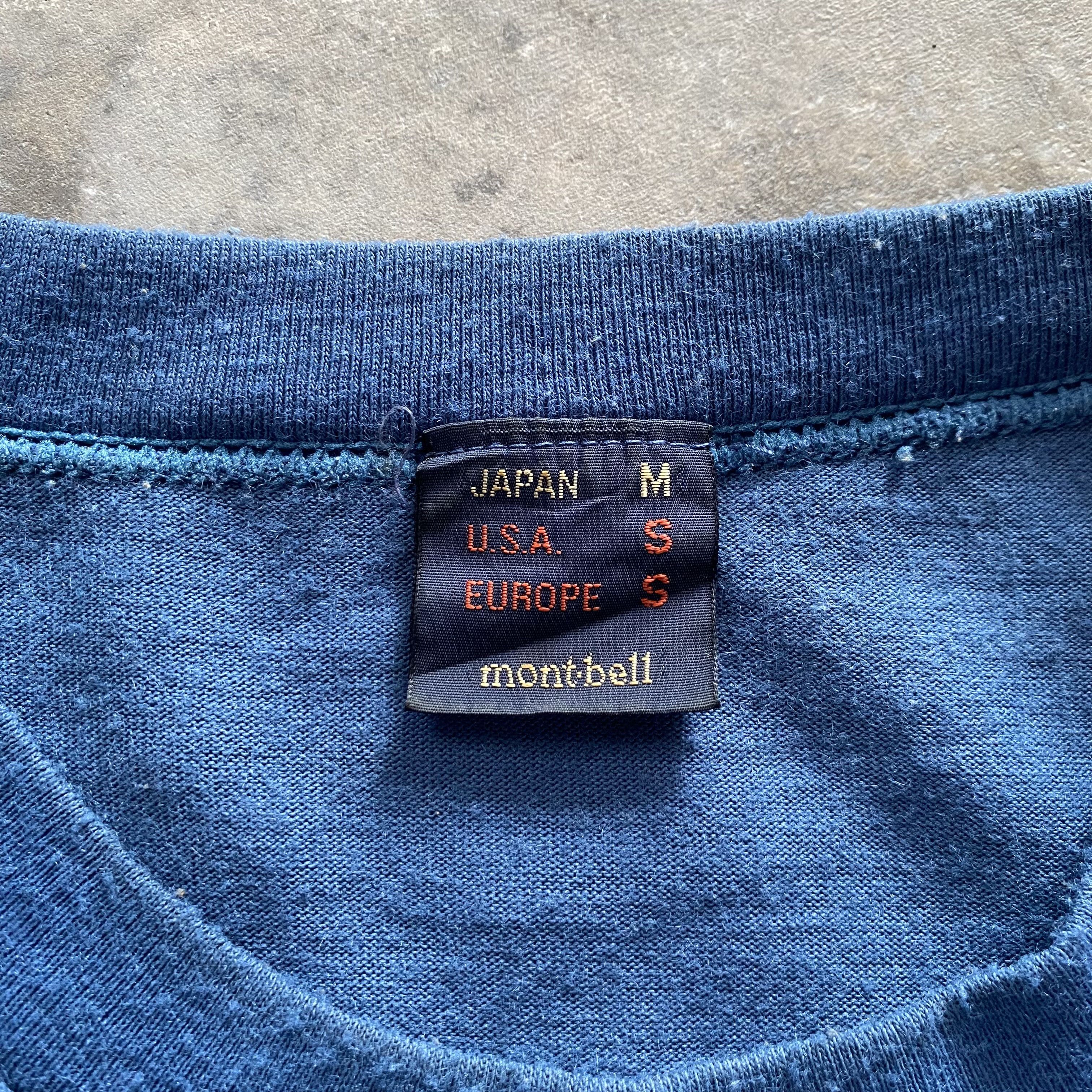 Montbell Vintage 90s Montbell T Shirt Sun Faded Made In Japan Size US S / EU 44-46 / 1 - 4 Thumbnail