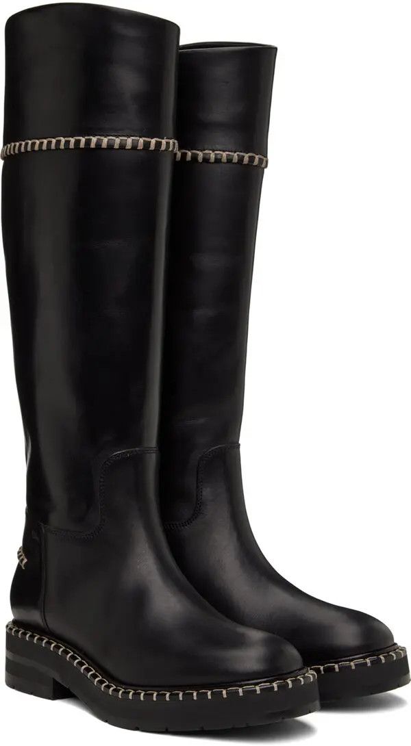 Chloe o1loc1c0425 CHC22 Noua Boots in Black Size US 9 / IT 39 - 4 Thumbnail