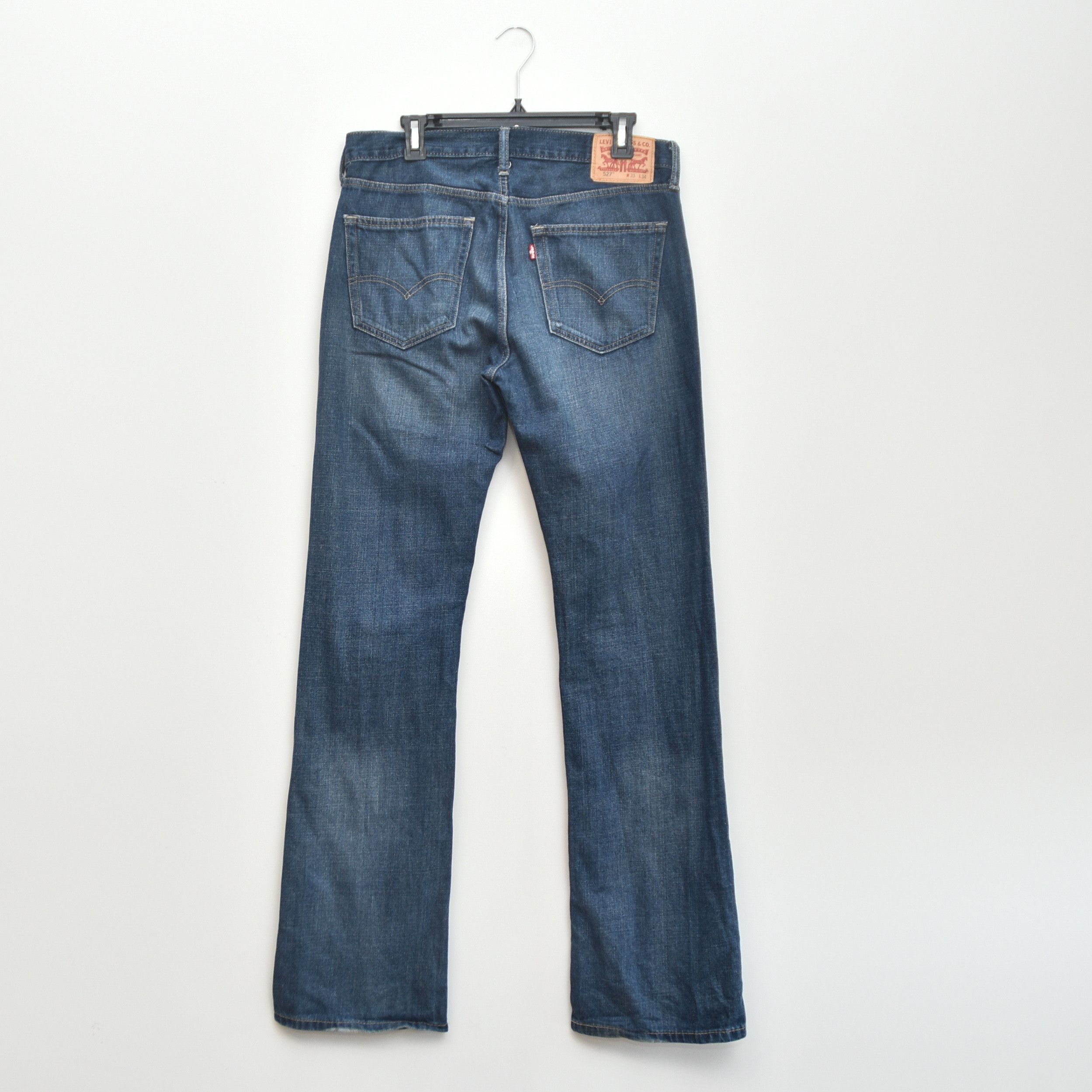 Levi's Levis 527 Trend Hype Bootcut Jeans Dark Wash W33 L34 Y2K Size US 33 - 5 Thumbnail