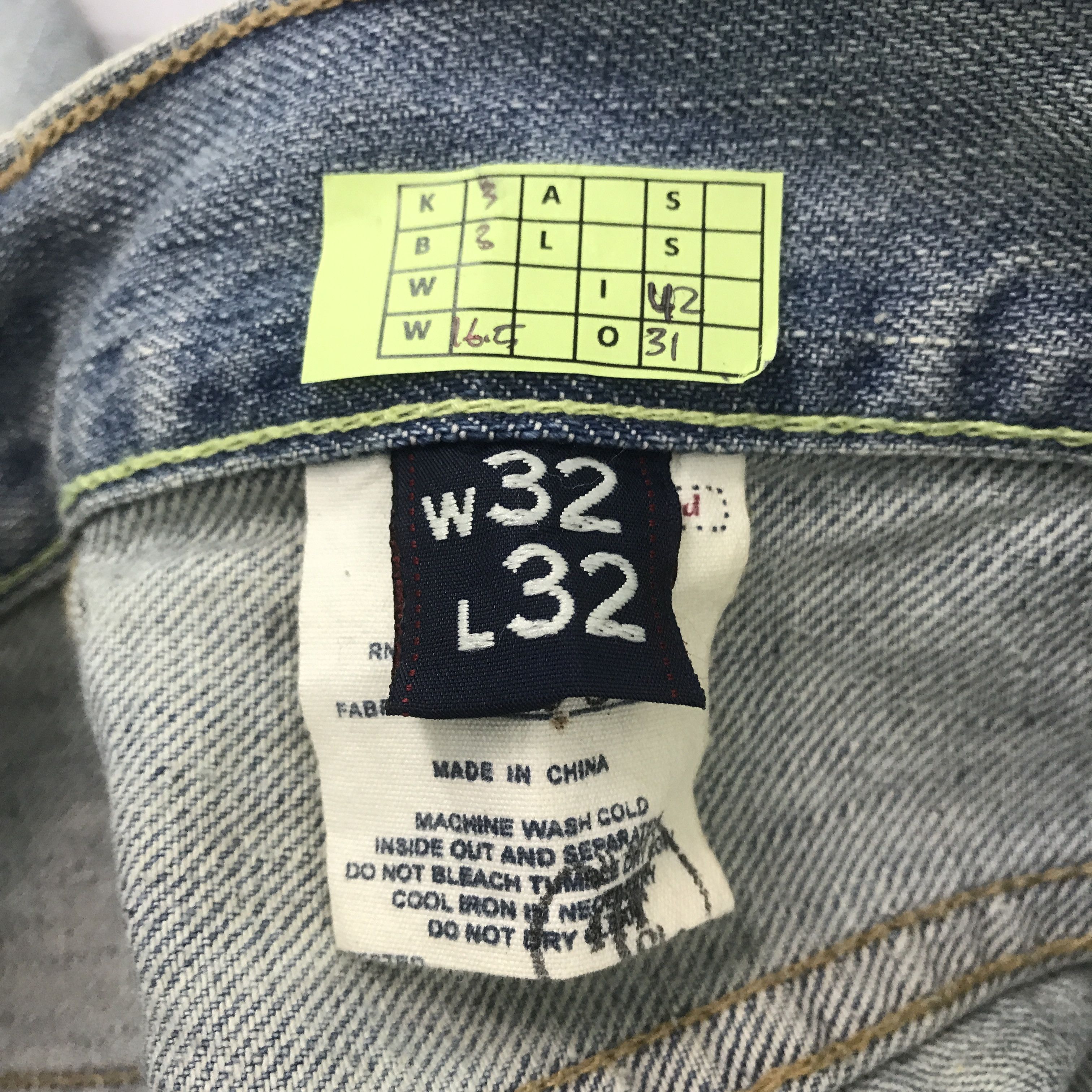 Abercrombie & Fitch × Japanese Brand × Vintage Baggy denim Abercrombie & Fitch Distressed Pants Size US 32 / EU 48 - 13 Thumbnail