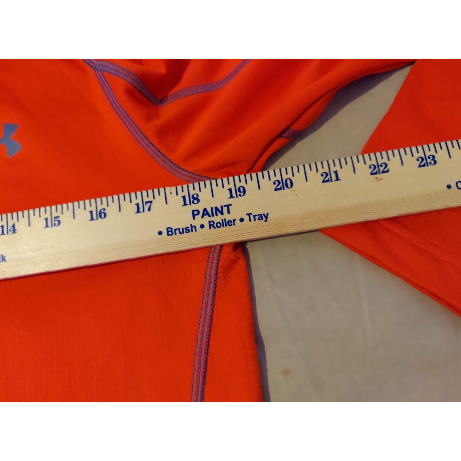 Under Armour Under Armour Mens Half Zip Sweater M Medium Orange Athletic Gym Workout Sweatshirt Zip Pullover Size US M / EU 48-50 / 2 - 4 Thumbnail