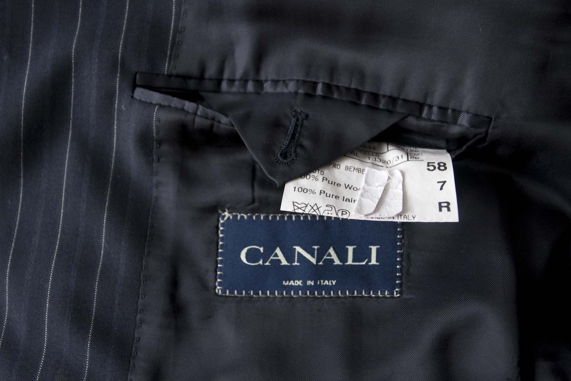Canali Canali Jacket Super120s Wool Made in Italy Size 58R/45US Size 44R - 4 Thumbnail