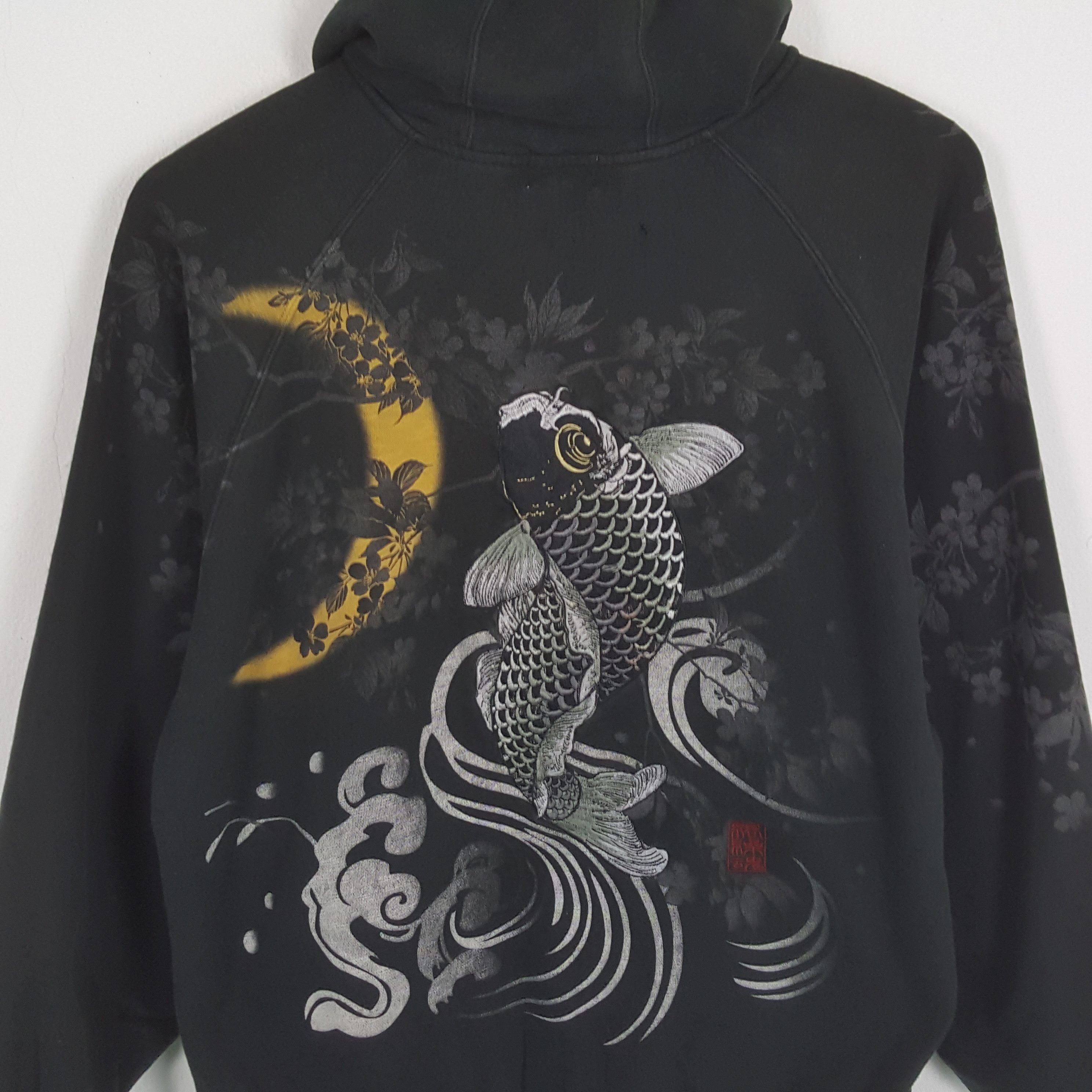 Japanese Brand × Vintage Vintage SUKAJAN KARAKURI TAMASHI Japanese Brand Hoodies Size US XXL / EU 58 / 5 - 2 Thumbnail
