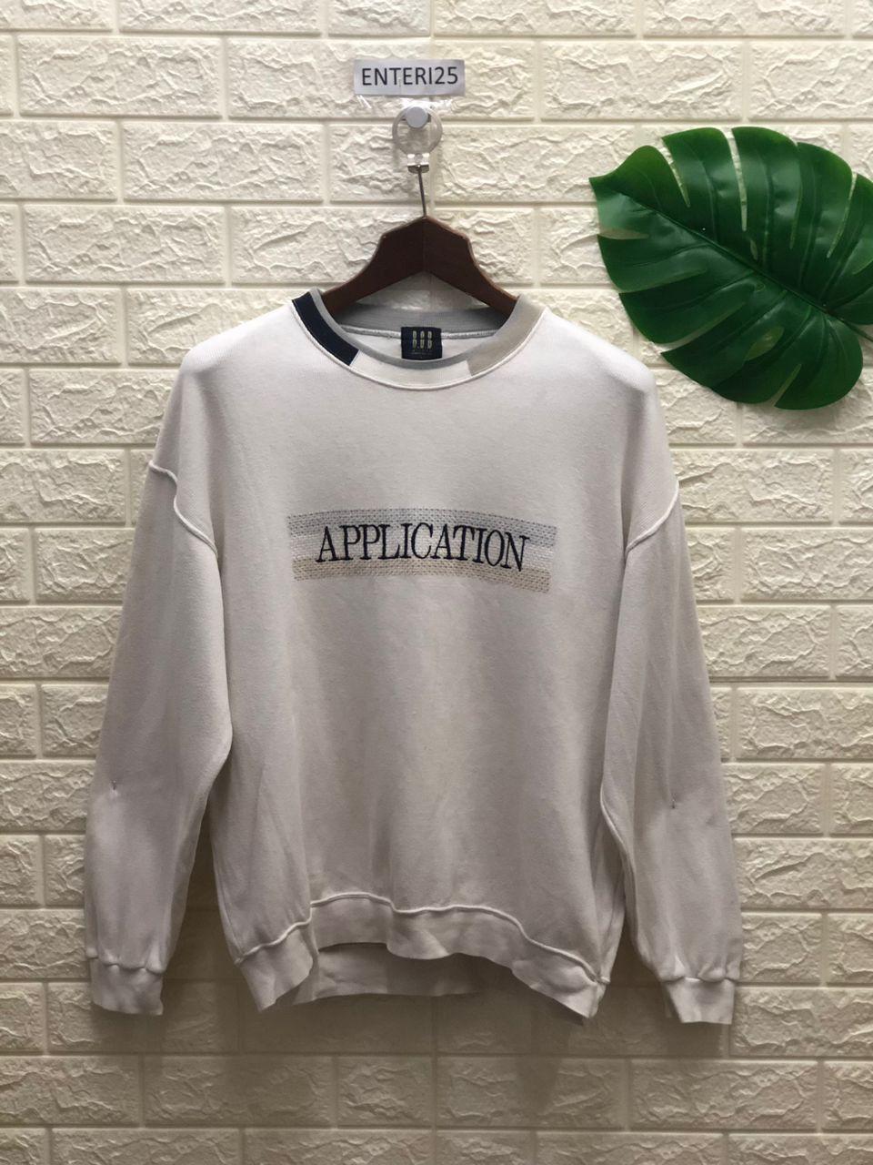 Japanese Brand Vintage Bobwilson knitwear sweater application Size US L / EU 52-54 / 3 - 1 Thumbnail