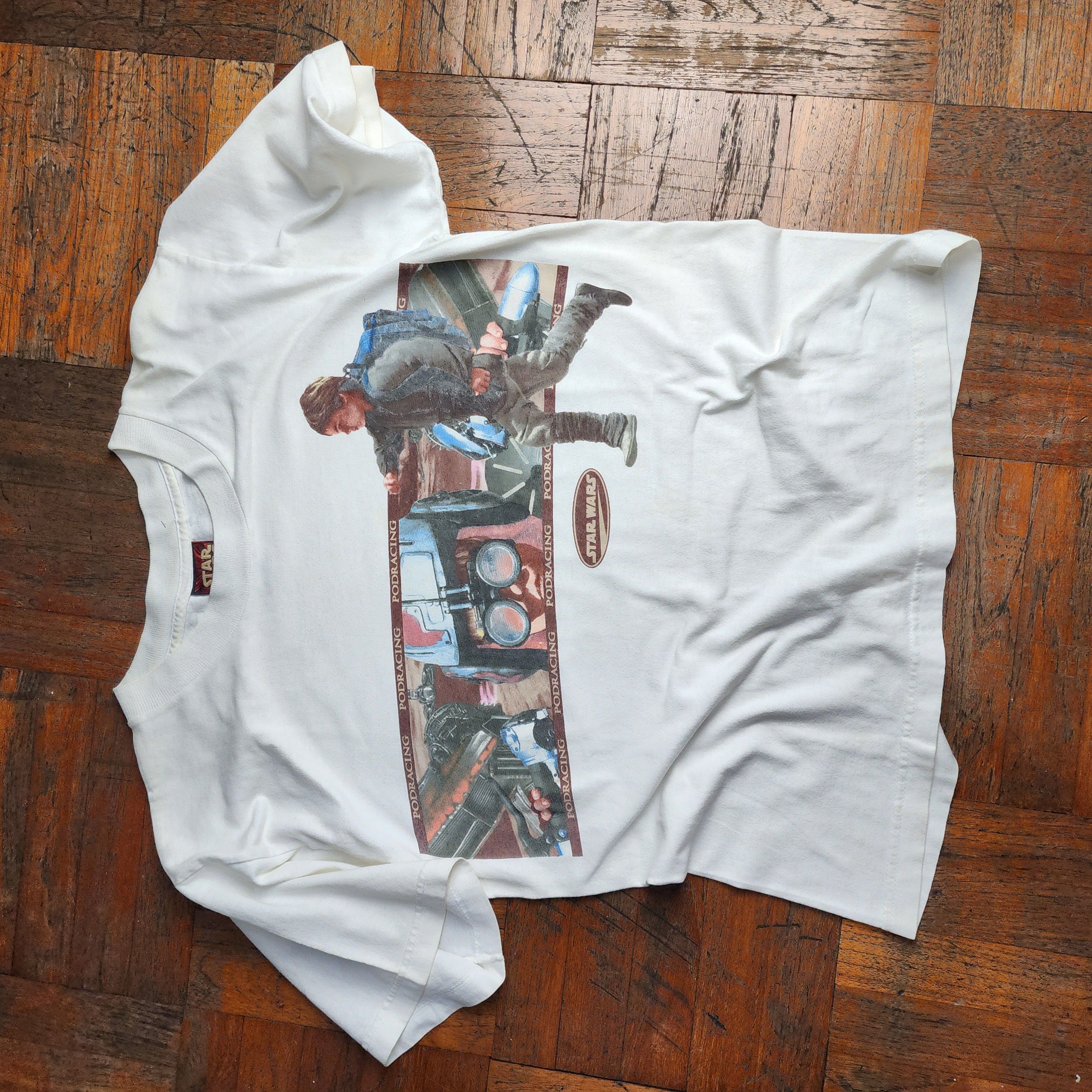 Star Wars × Vintage Vintage Star Wars Anakin Skywalker PodRacing Shirt Tee Size US S / EU 44-46 / 1 - 2 Thumbnail