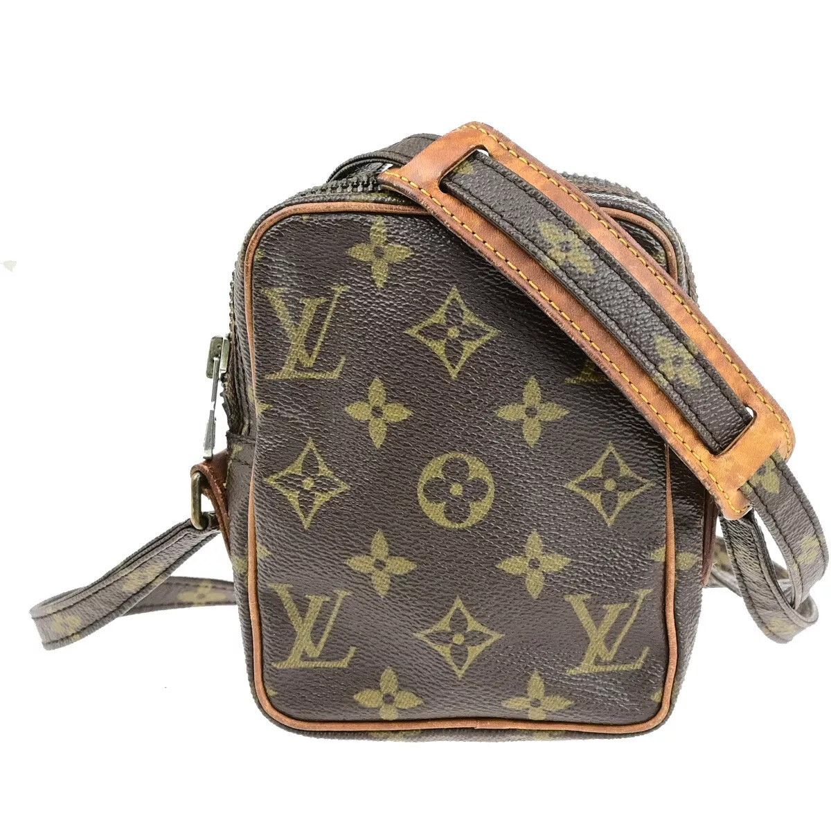 Louis Vuitton Monogram Mini Danube Shoulder Bag Brown M45268, Women's