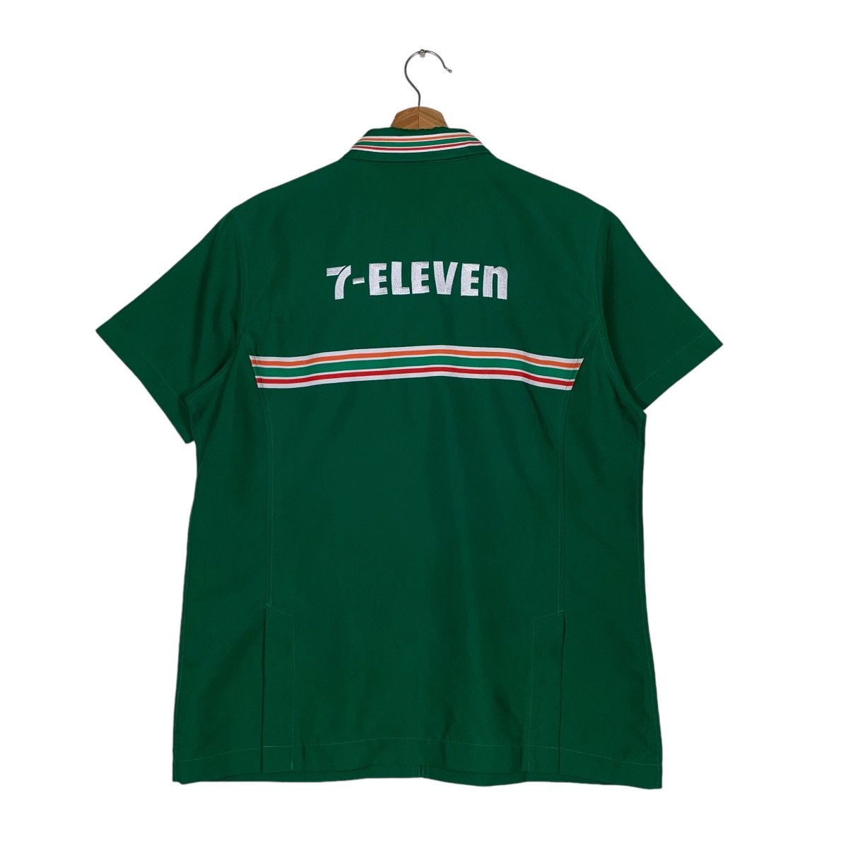 Japanese Brand Vintage 7 Eleven Japanese Worker Uniform Shirt Size US M / EU 48-50 / 2 - 7 Thumbnail