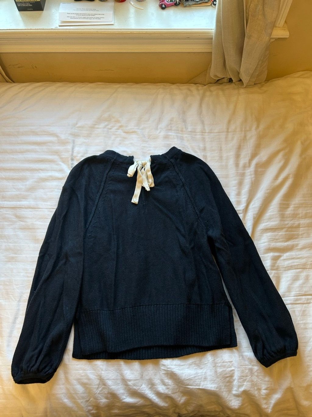 Anthropologie Anthropologie Emily Puff-Sleeved Sweater Size XS / US 0-2 / IT 36-38 - 4 Thumbnail