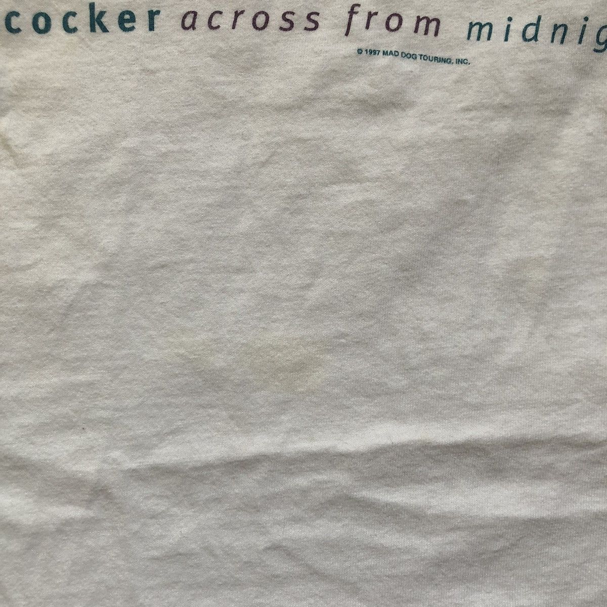 Band Tees × Vintage Vintage 90’s Joe Cocker tour tee Size US L / EU 52-54 / 3 - 6 Thumbnail