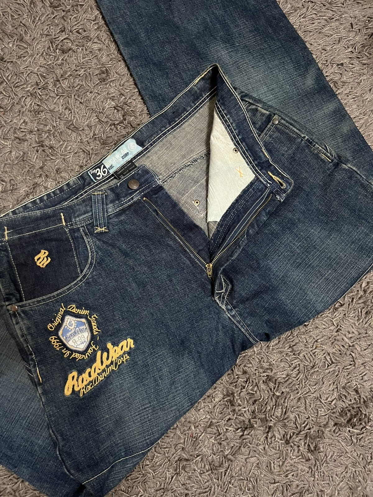 Rocawear 1999 OG rocawear denim corp patches boro #B2 Size US 36 / EU 52 - 8 Thumbnail