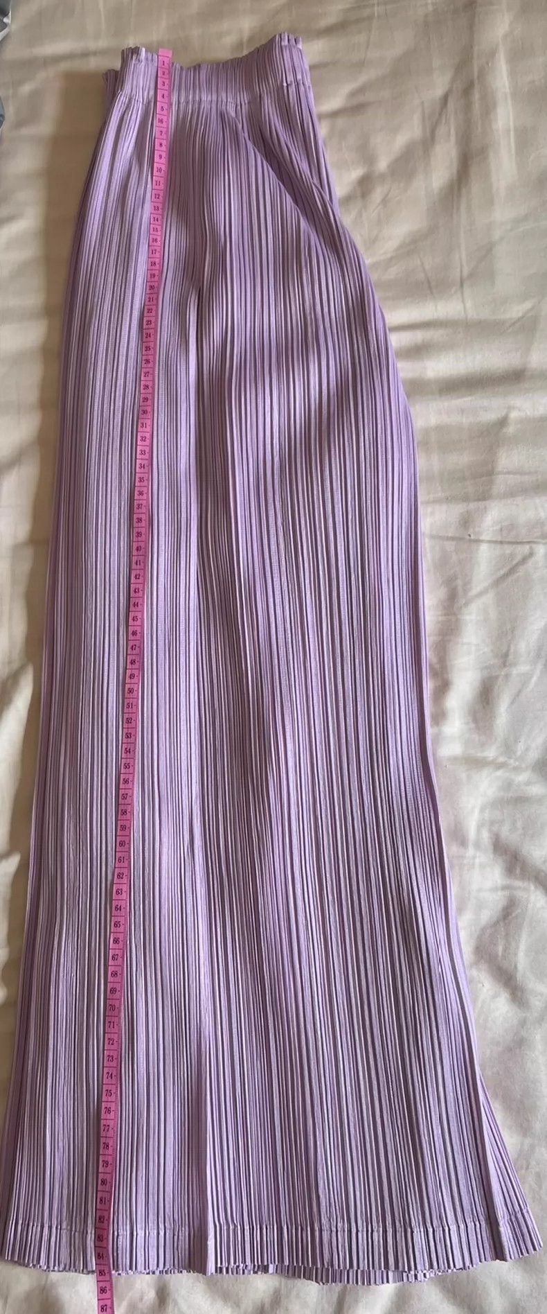 Issey Miyake Issey Miyake size:3 Pinkish-purple pleated trousers Size 31" - 3 Thumbnail