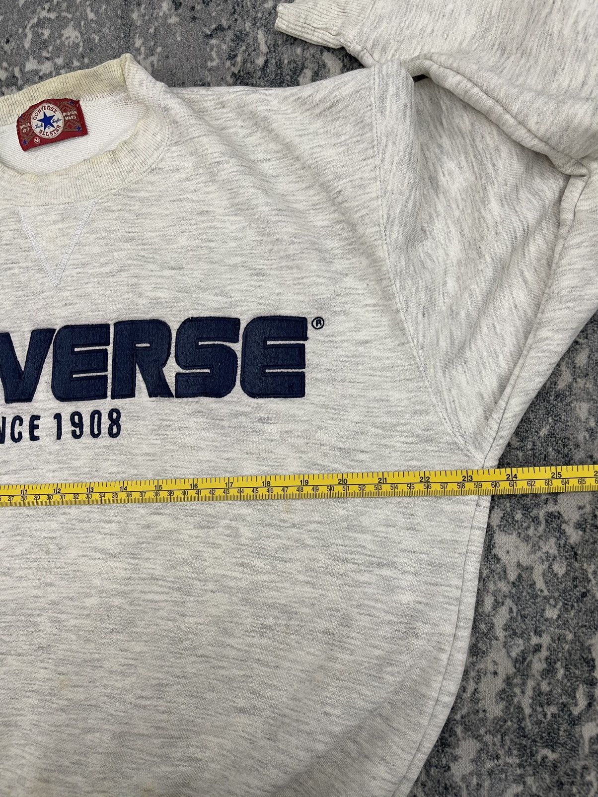 Converse Vintage Converse Big Logo Spellout Embroidery Sweatshirt Size US L / EU 52-54 / 3 - 11 Thumbnail