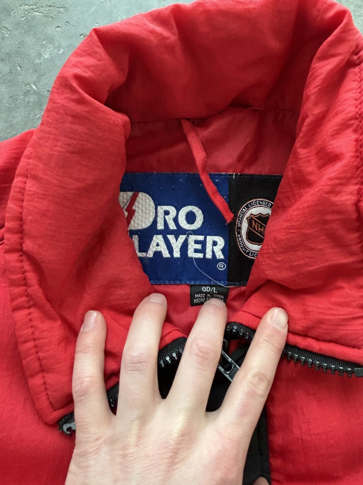 Pro Player Vintage 90s Detroit Red Wings Puffer Jacket Pro Player Size US XL / EU 56 / 4 - 8 Thumbnail