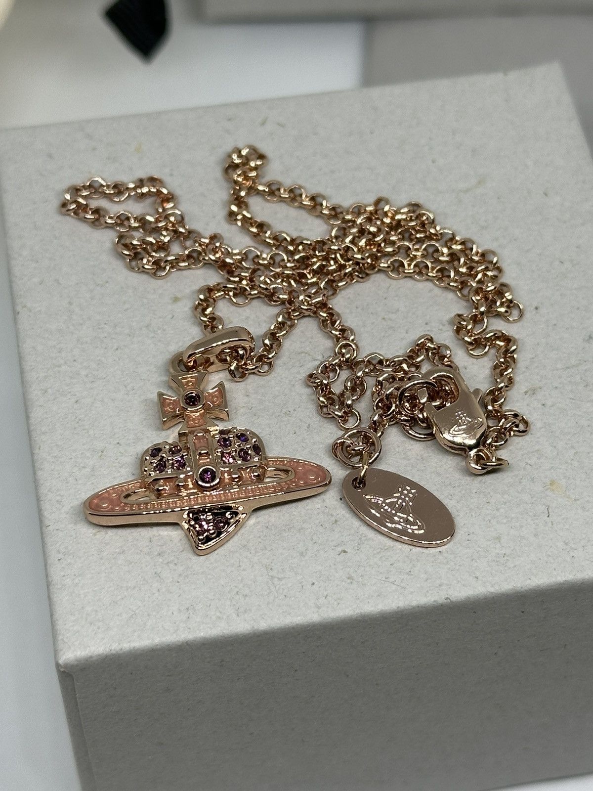 Vivienne Westwood Vivienne Westwood Reverse Heart Pendant Size ONE SIZE - 2 Thumbnail