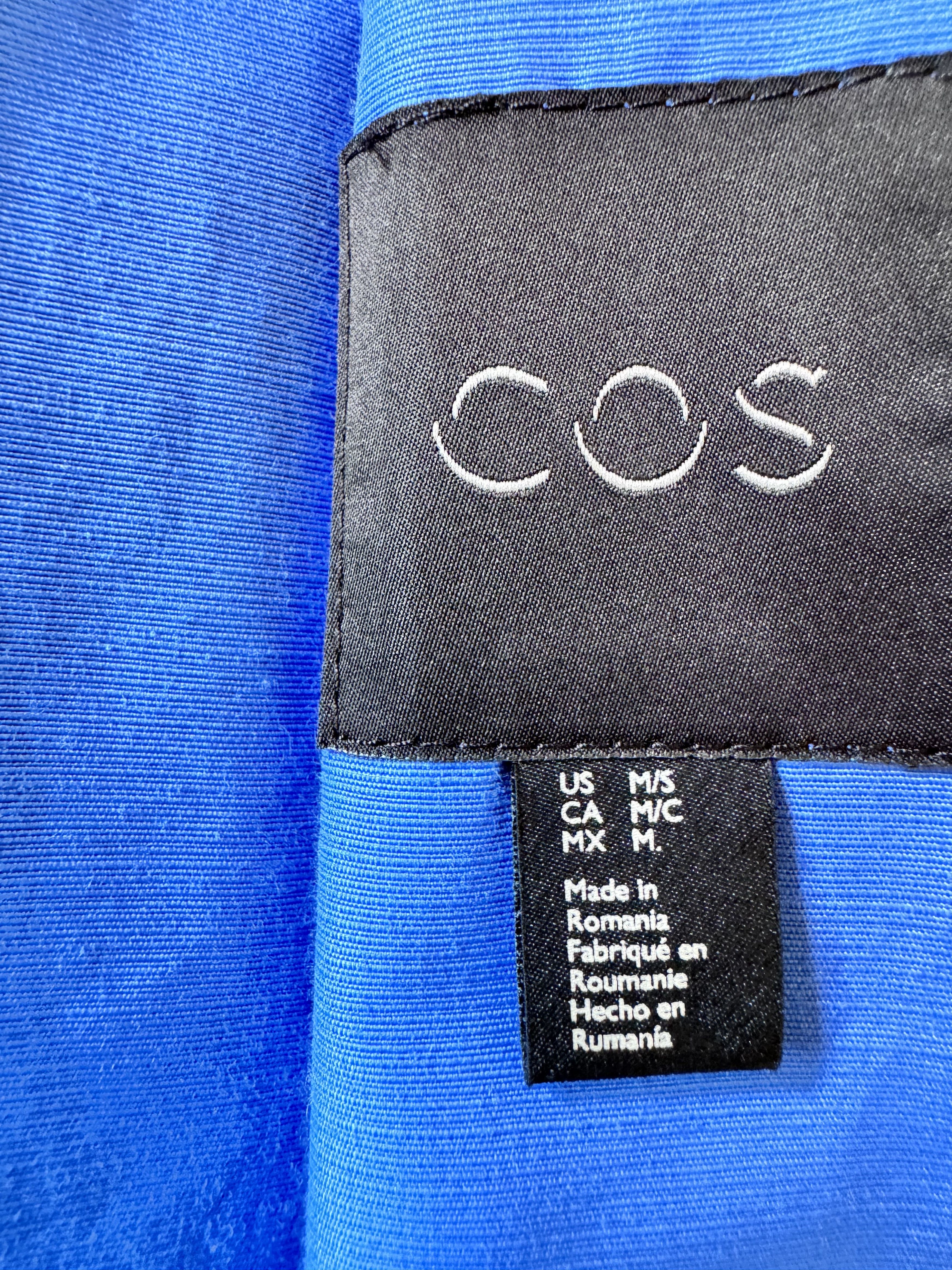 Cos COS Blue Overshirt Cape Size US M / EU 48-50 / 2 - 3 Thumbnail