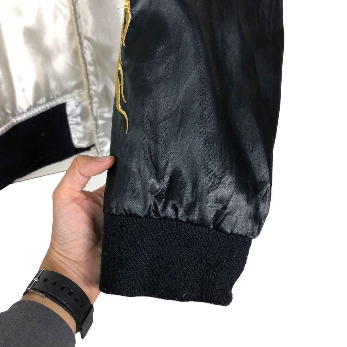 Japanese Brand 🔥Vintage Sukajan Jacket Unstoppable inspire Chrome Hearts Size US L / EU 52-54 / 3 - 15 Thumbnail