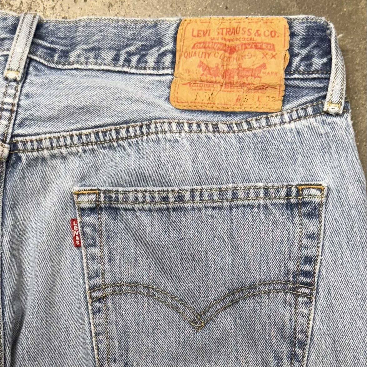 Levi's Levi’s 501 XX Vintage Button Fly Jeans Light Wash Size US 31 - 2 Thumbnail