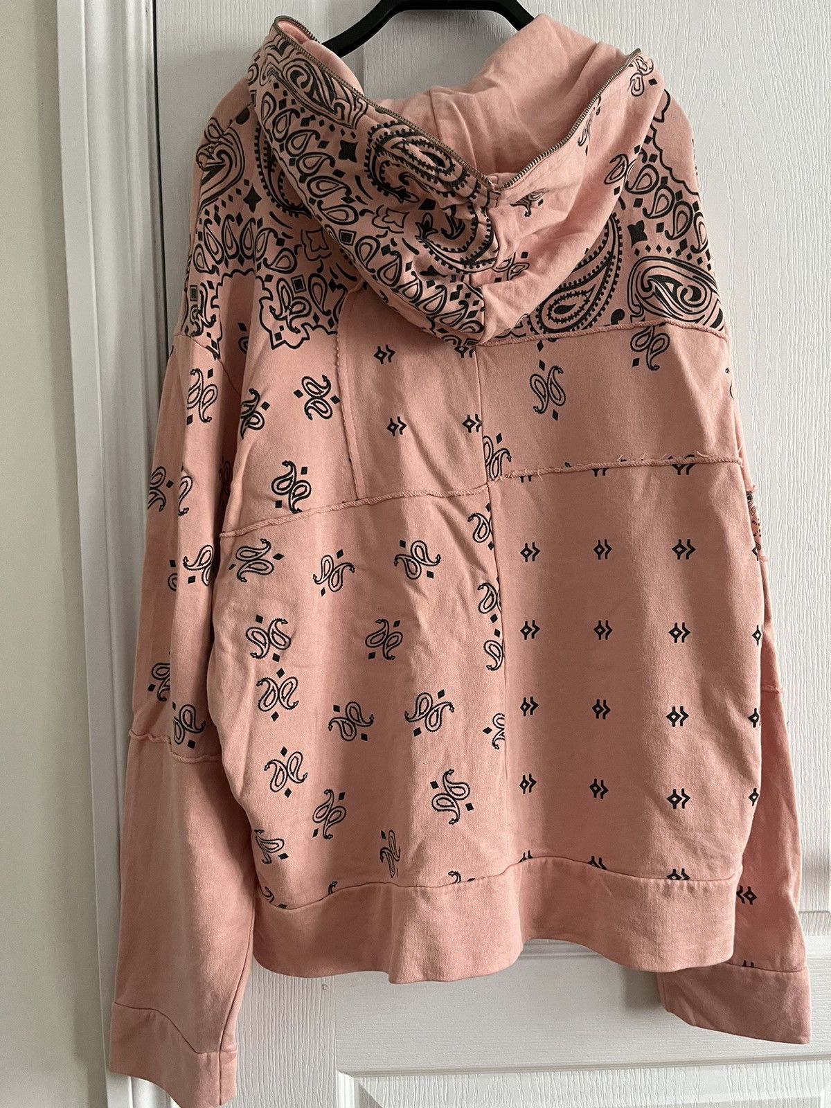 Jaded London BNWT JADED LONDON PINK BANDANA PAISLEY ZIP HOODIE Size US L / EU 52-54 / 3 - 2 Thumbnail