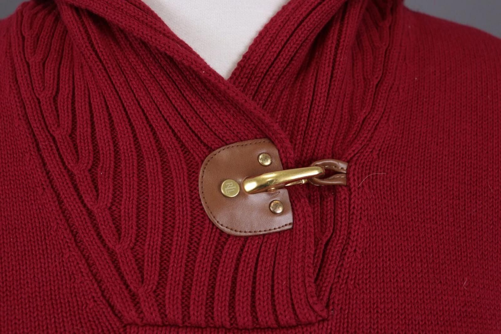 Lauren Ralph Lauren Lauren Ralph Lauren Red High Neck Jumper Sweater Size S Size S / US 4 / IT 40 - 3 Thumbnail