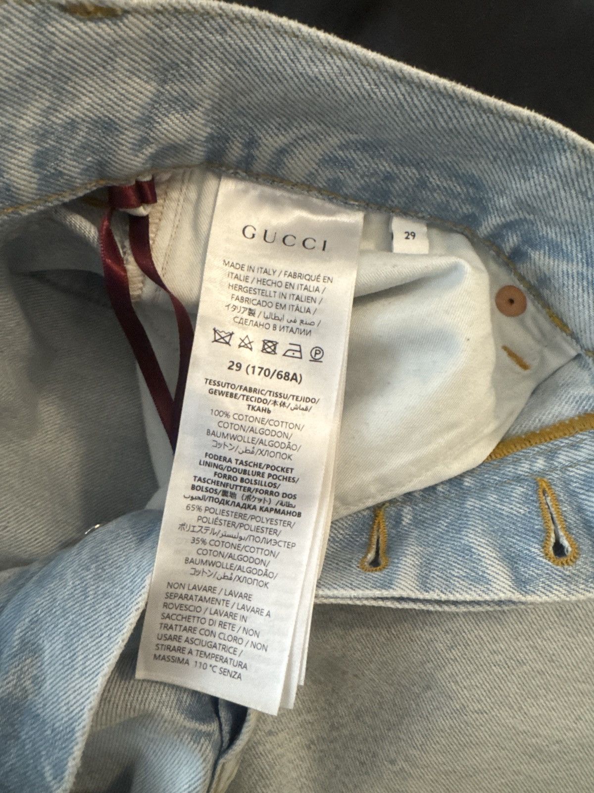 Gucci Gucci logo denim shorts Size US 29 - 12 Thumbnail