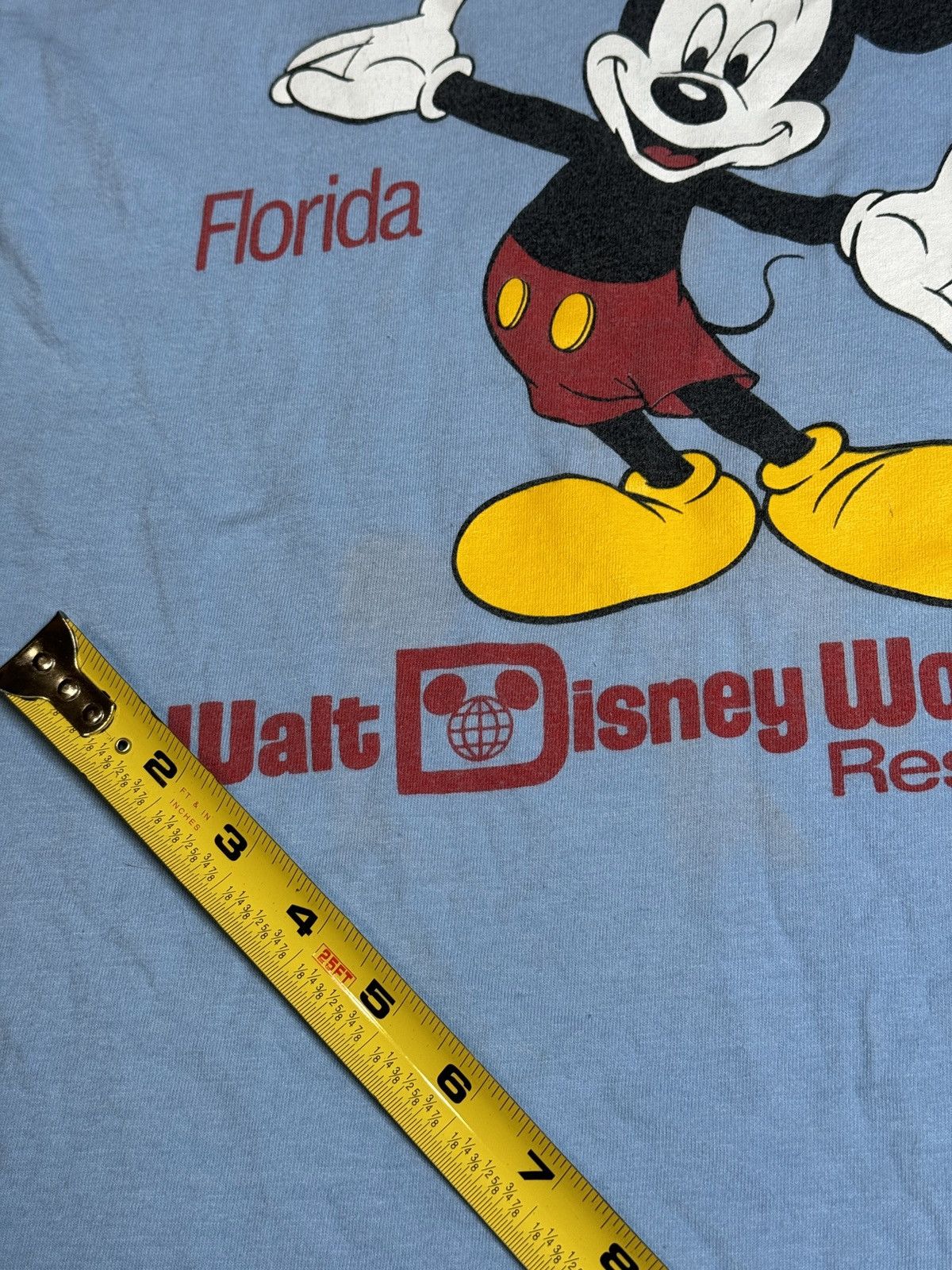 Disney × Vintage vintage 80s Walt Disney World Resort Mickey Mouse T Shirt Size US S / EU 44-46 / 1 - 8 Thumbnail