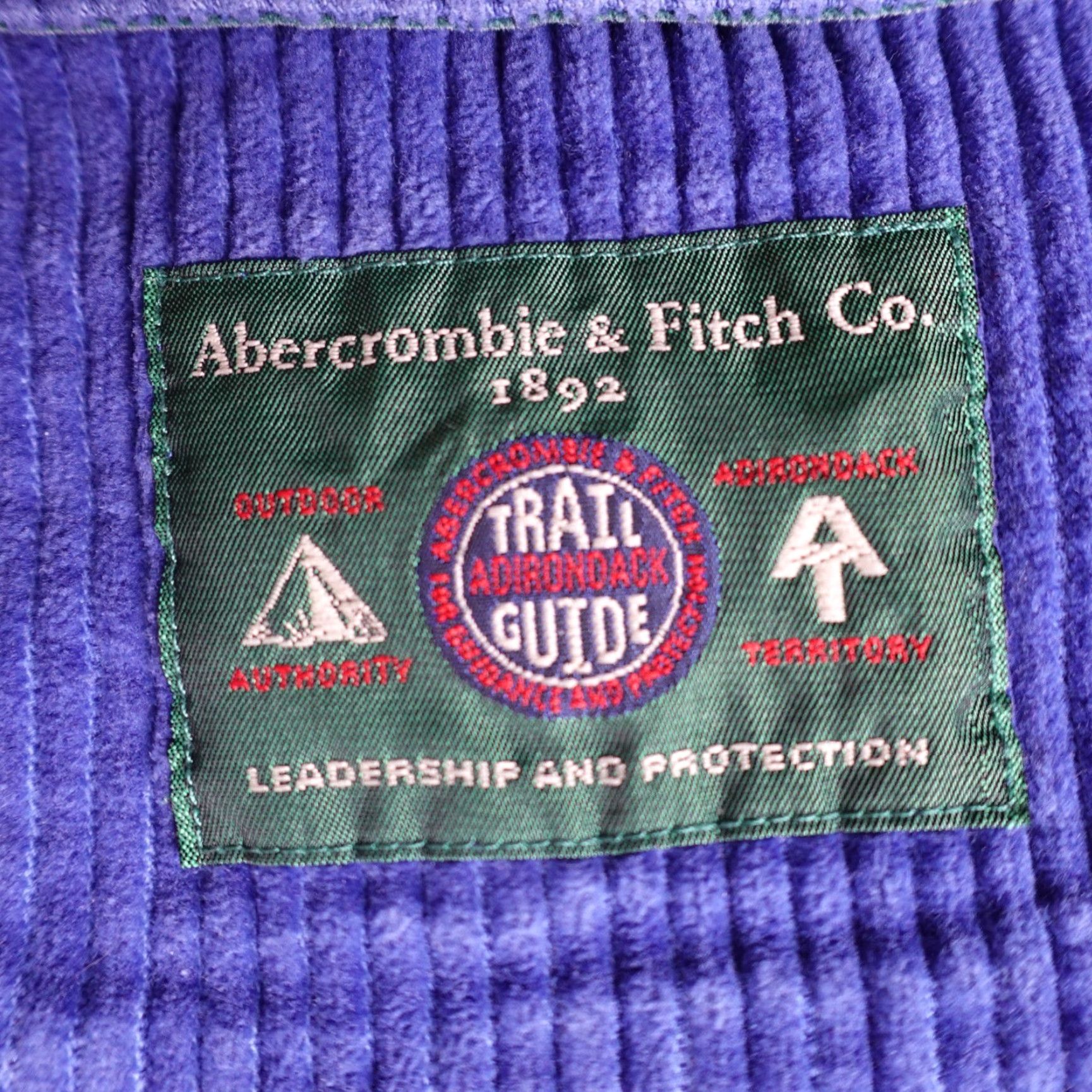 Abercrombie & Fitch VINTAGE Abercrombie & Fitch Shirt XL Blue Elephant Corduroy Ranger Shirt Size US XL / EU 56 / 4 - 7 Thumbnail