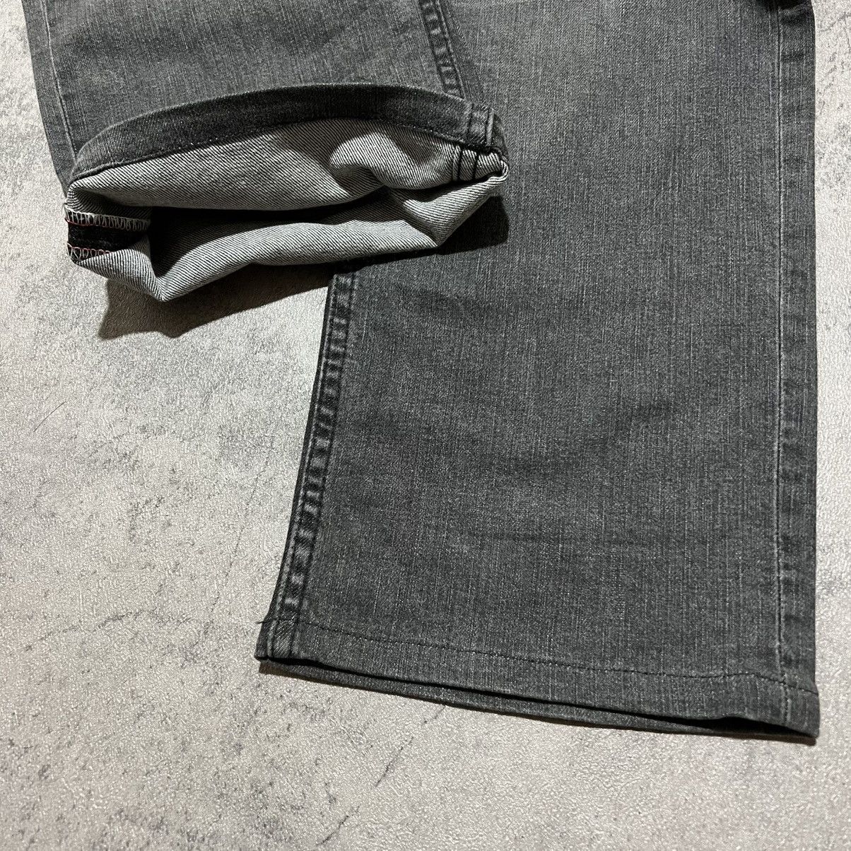 Helmut Lang 00s Helmut Lang Faded Black Low Waist Denim Jeans Size US 34 / EU 50 - 4 Thumbnail
