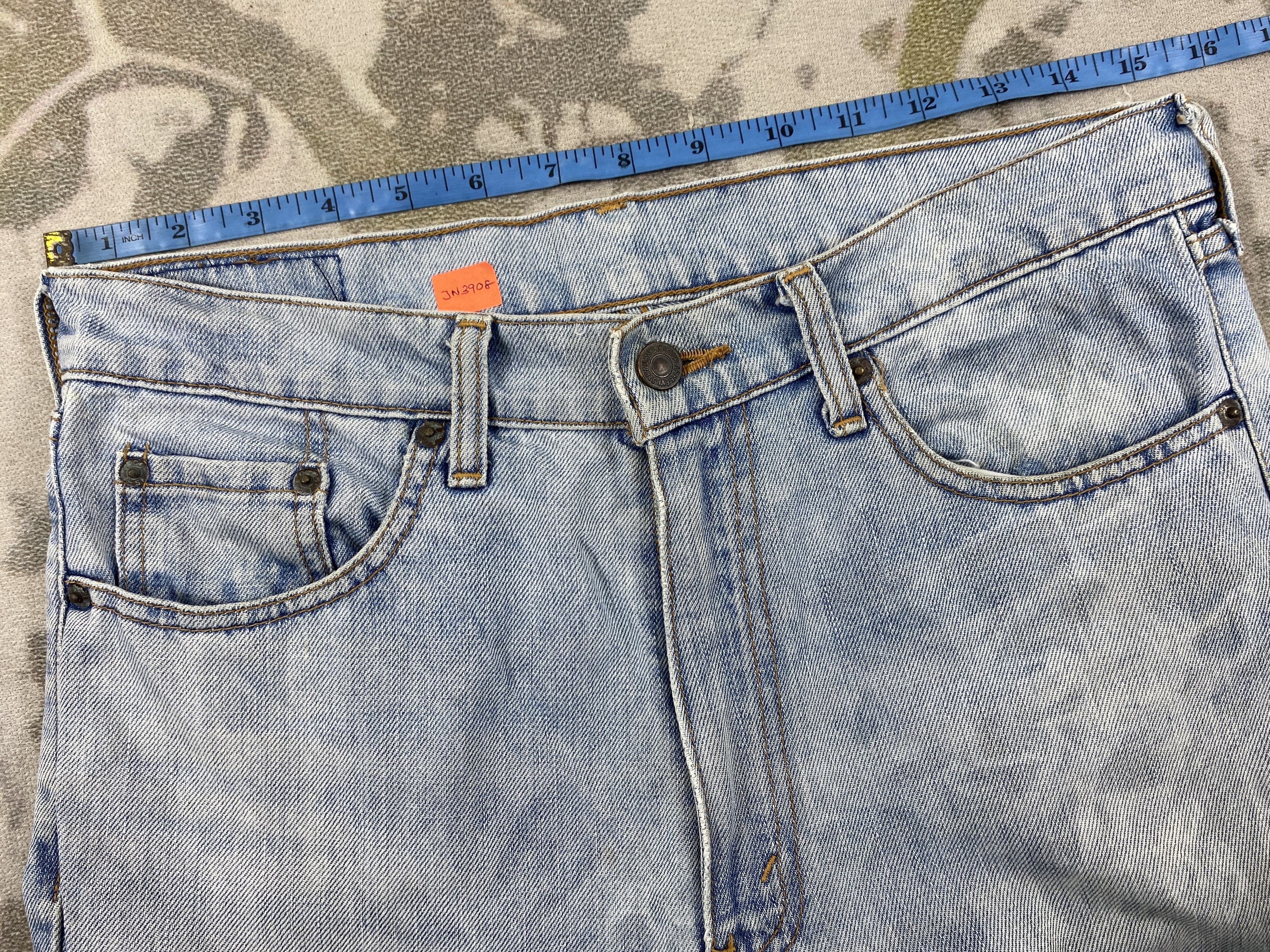 Levi's Distressed Blue Vintage Levi's 507 Jeans 31x31.5- JN3908 Size US 31 - 5 Thumbnail