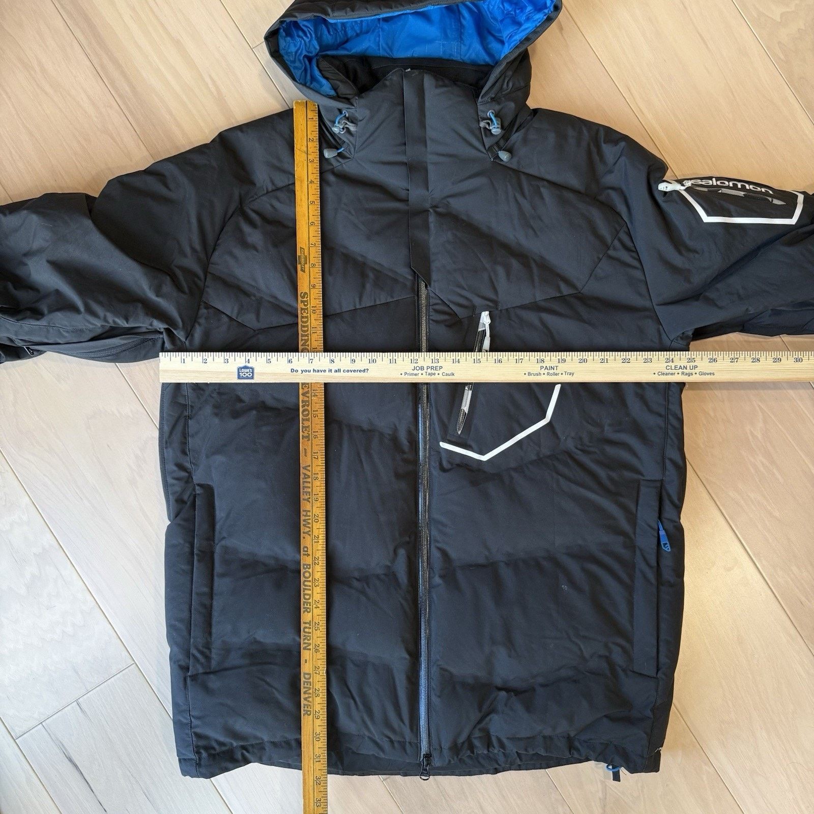 Salomon Salomon Clima Pro Storm Jacket Black Full Zip Puffer Winter Size US XL / EU 56 / 4 - 3 Thumbnail
