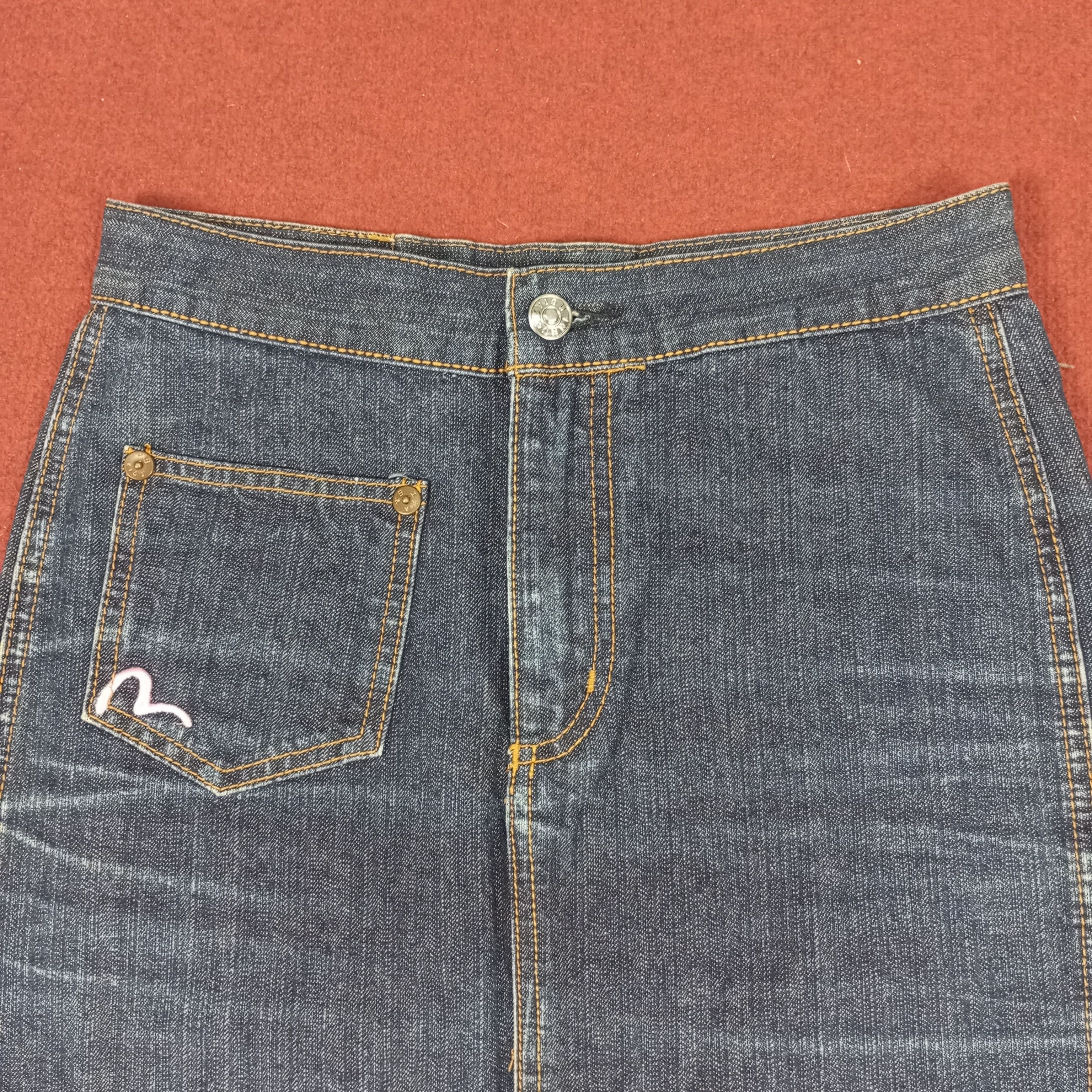 Evisu Evisu Japanese Brand Custom Daicock Style Skirt Size 26" / US 2 / IT 38 - 6 Thumbnail