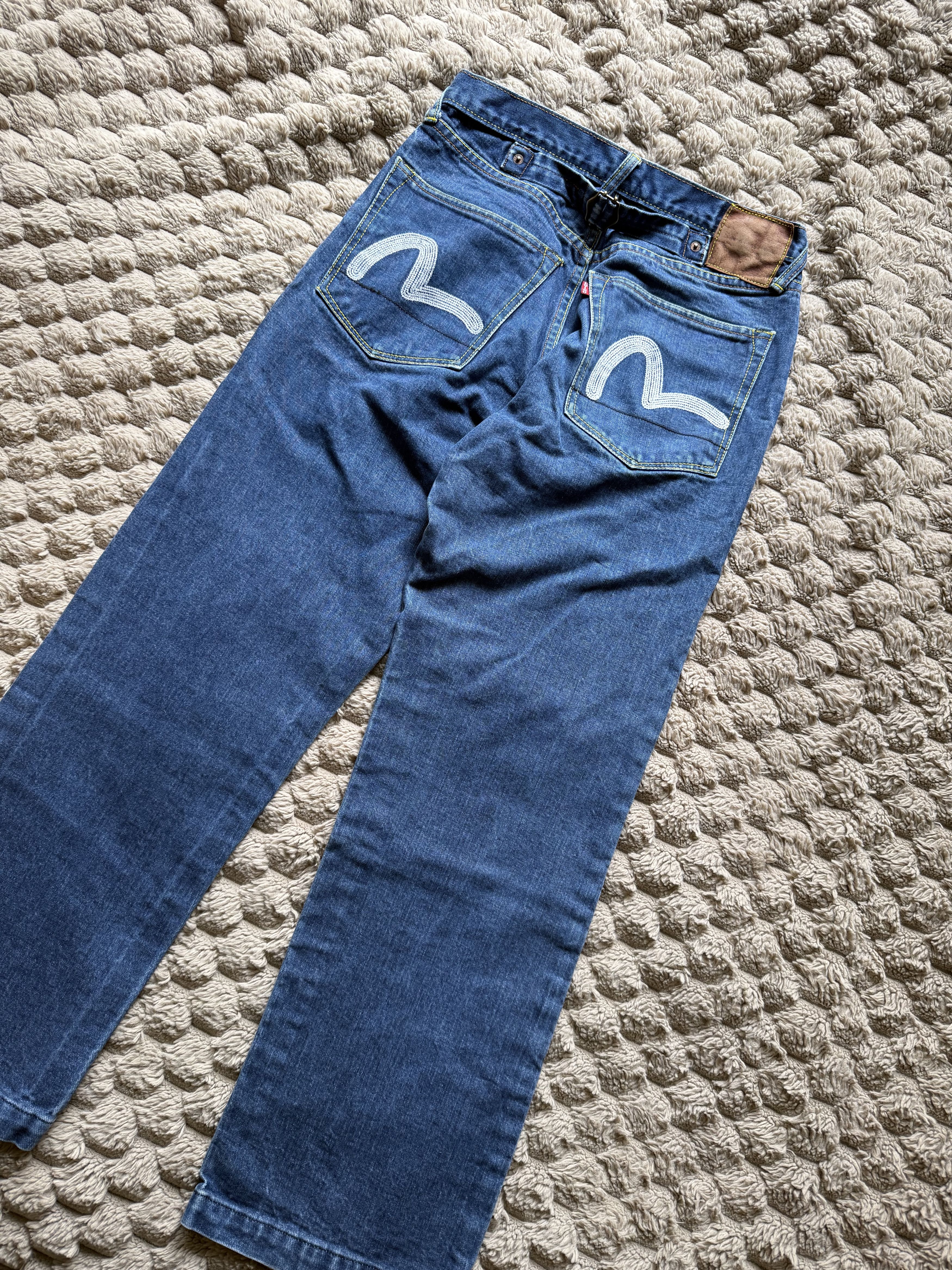 Evisu Evisu Seagull Logo Jeans Vintage Japanese Denim W32 Size 32" / US 10 / IT 46 - 2 Thumbnail